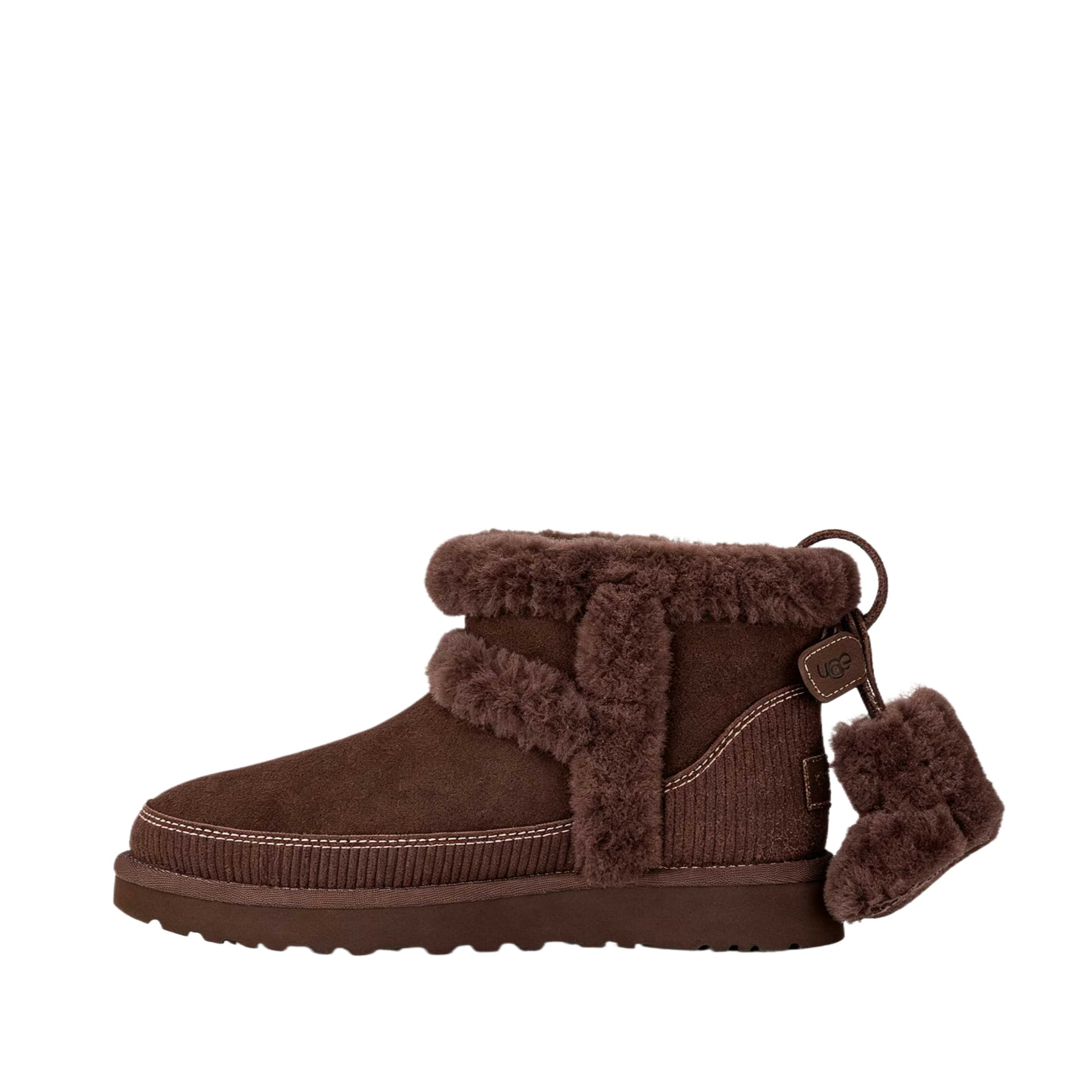 Ботинки зимние UGG Classic Novelty Сноубутсы Burnt Древесный цвет Женские - изображение 1