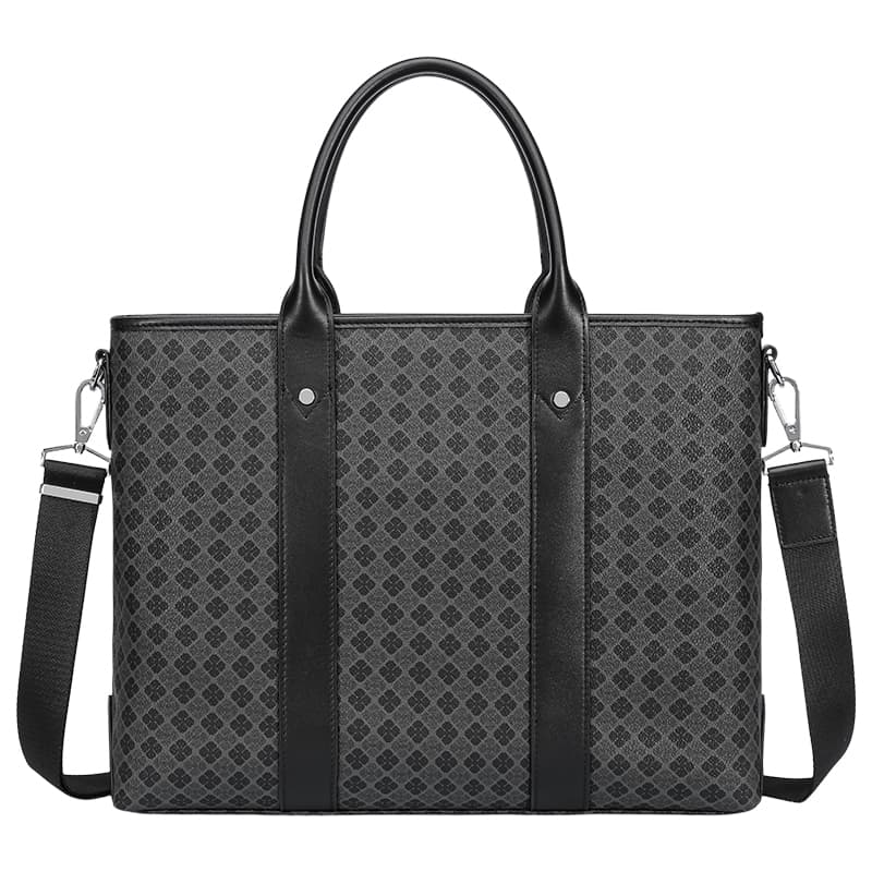 Сумка Ace Paul Лицевая коровья кожа Briefcase Сумки Унисекс Матовый черный - изображение 1