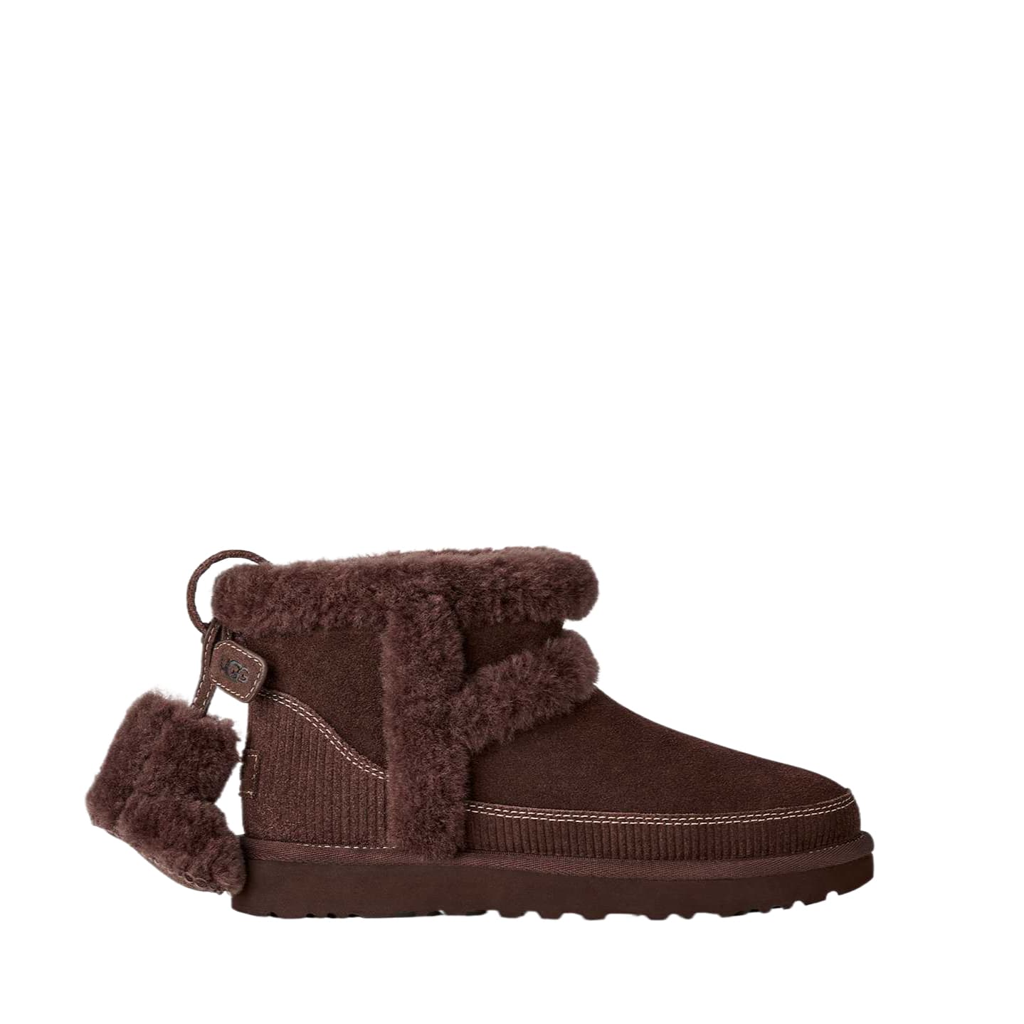 Ботинки зимние UGG Classic Novelty Сноубутсы Burnt Древесный цвет Женские - изображение 2