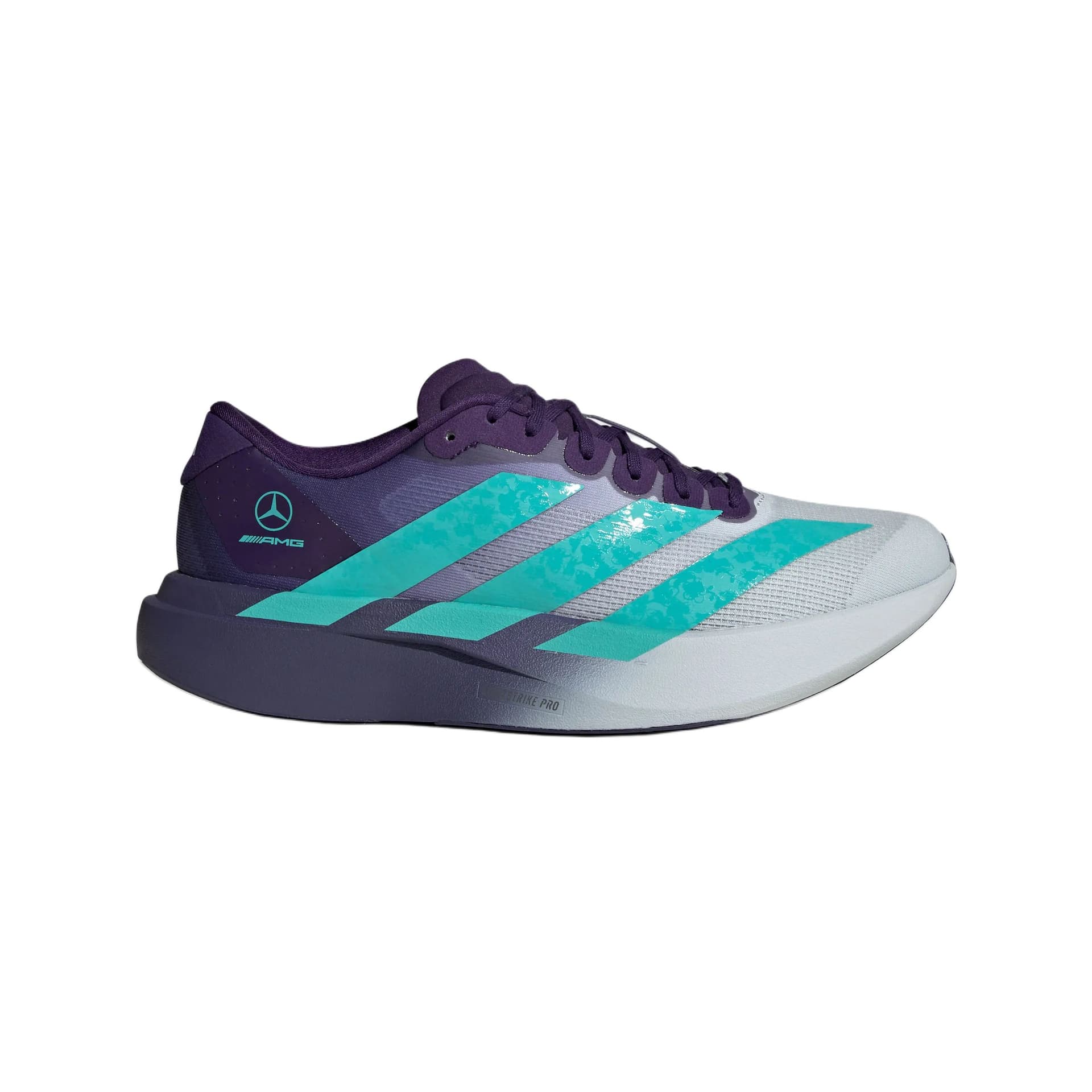 Кроссовки для бега Adidas Adizero Evo SL Беговые кроссовки Низкий Топ Светло-синий Полу-мятно-зеленый Темно-фиолетовый Мужской - изображение 2