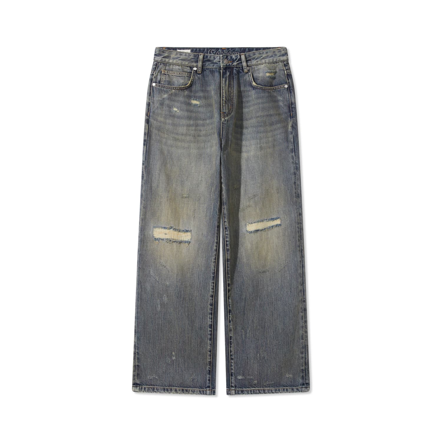 Штаны Cabbeen Sky Blue (Casual Versatile) Unisex Jeans - изображение 1