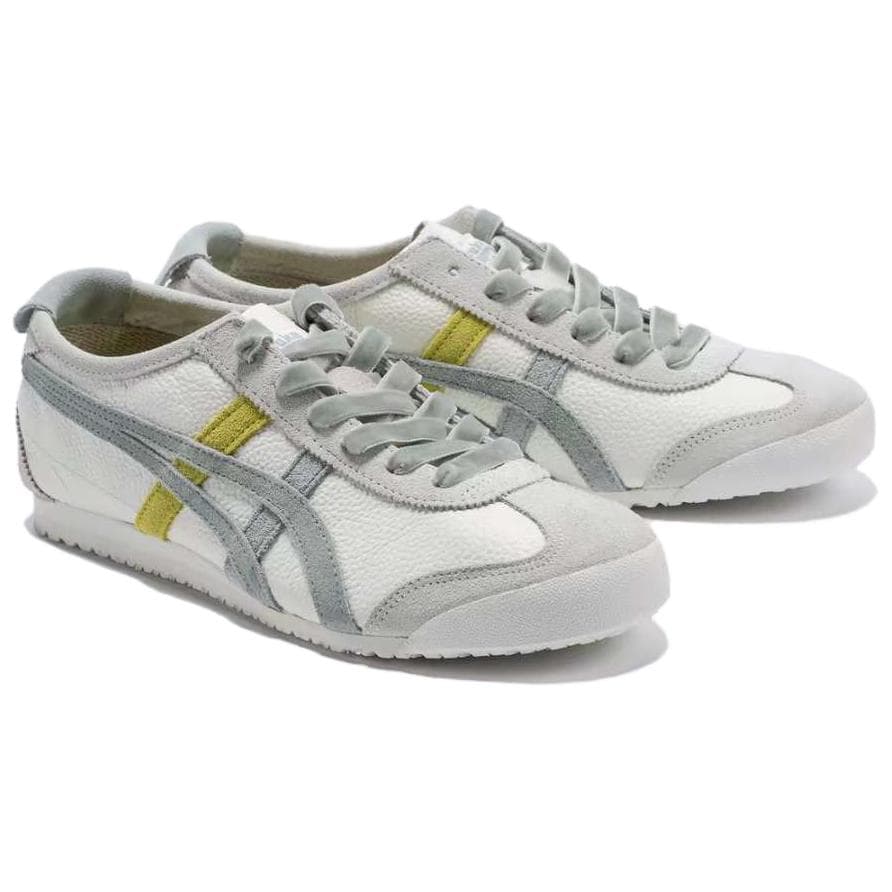 Кроссовки Onitsuka Tiger MEXICO 66 VINY Повседневная обувь Низкий Топ Экрю Светло-синий Унисекс - изображение 3