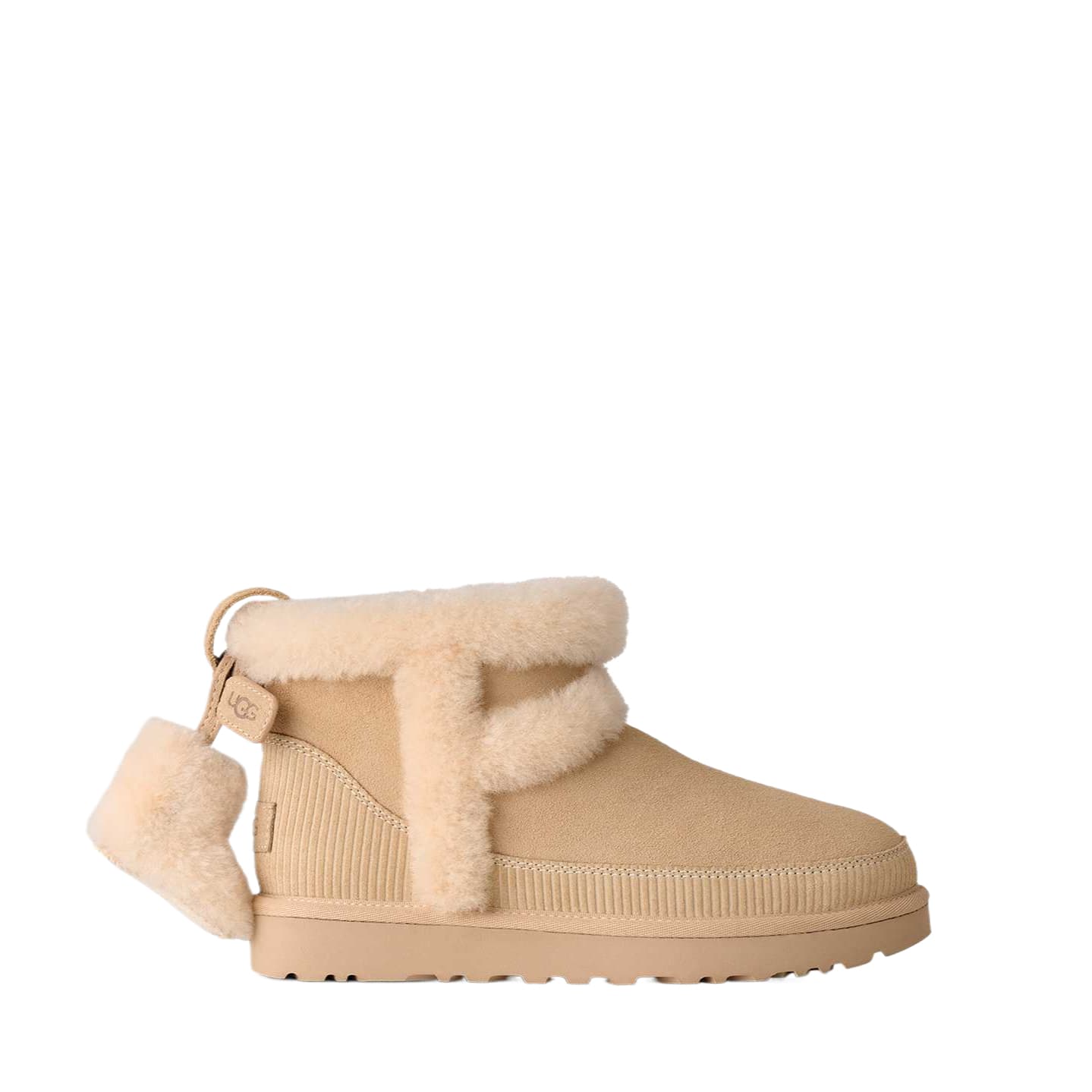 Ботинки зимние ugg Classic Novelty Сноубутсы Песок Замок Коричневый Женские - изображение 2