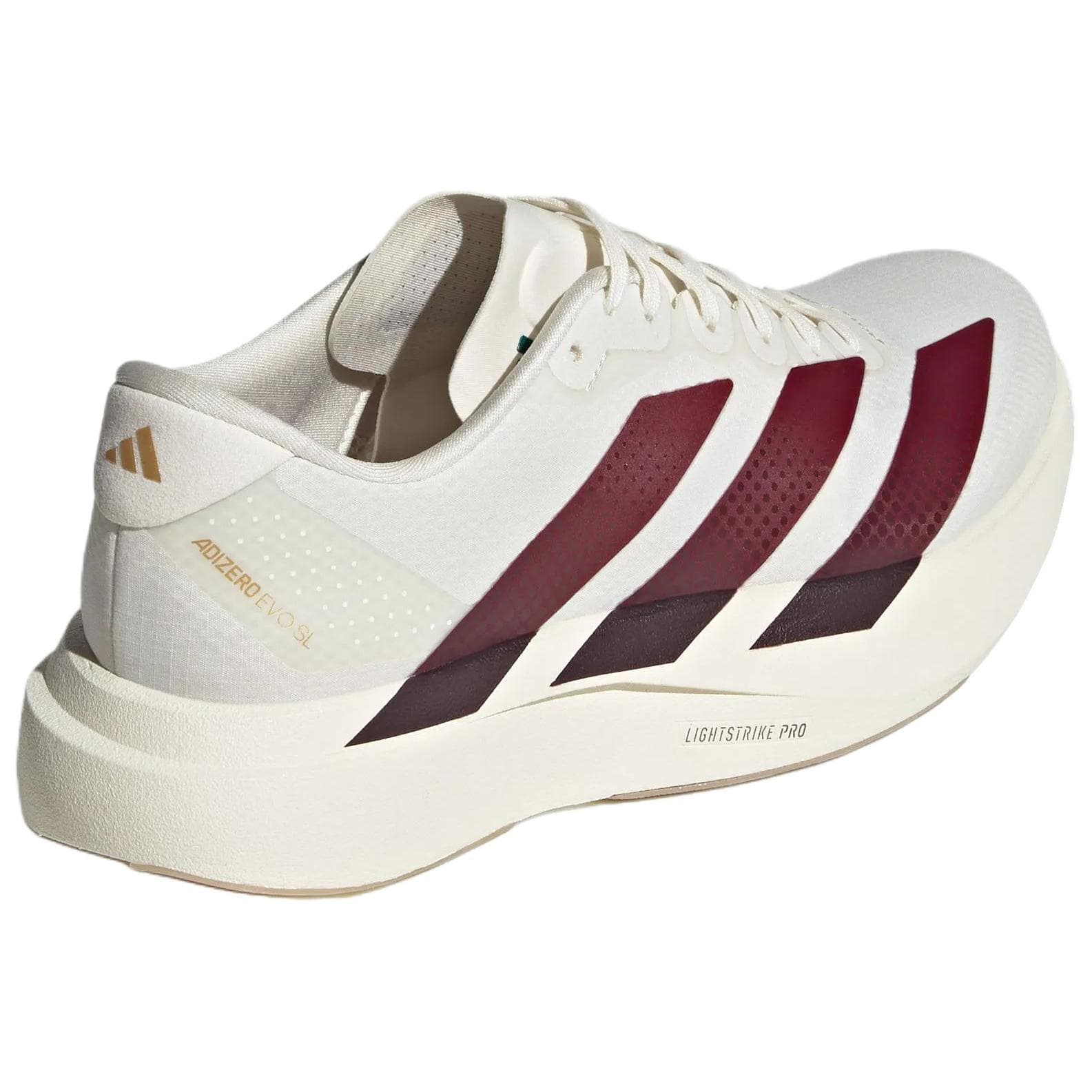 Кроссовки для бега Adidas Adizero Evo SL Беговые кроссовки Низкий Топ Нефритовый Белый Темно-Красный Женские - изображение 4