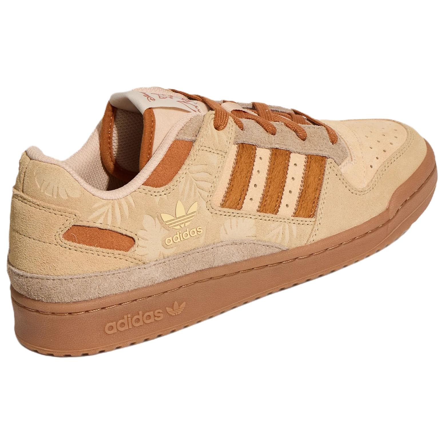 Кроссовки Adidas Originals FORUM CL Скейтборд Кроссовки Низкий Топ Светлый Бежевый Темный Коричневый Унисекс - изображение 4