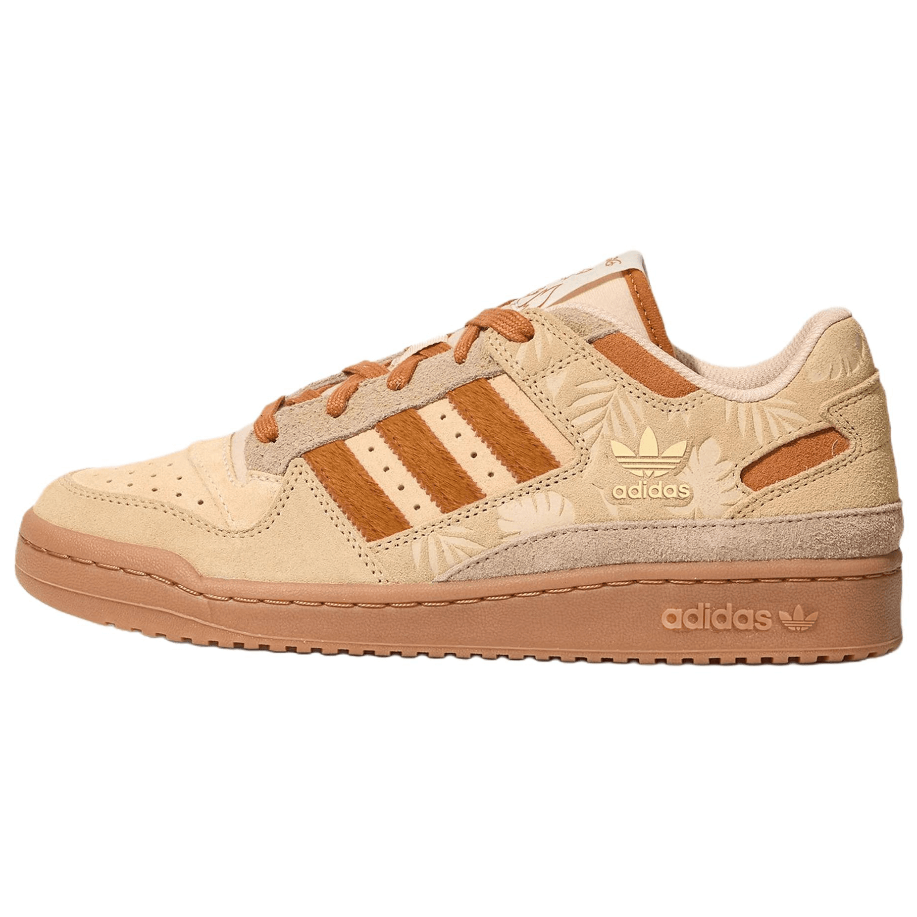 Кроссовки Adidas Originals FORUM CL Скейтборд Кроссовки Низкий Топ Светлый Бежевый Темный Коричневый Унисекс - изображение 1