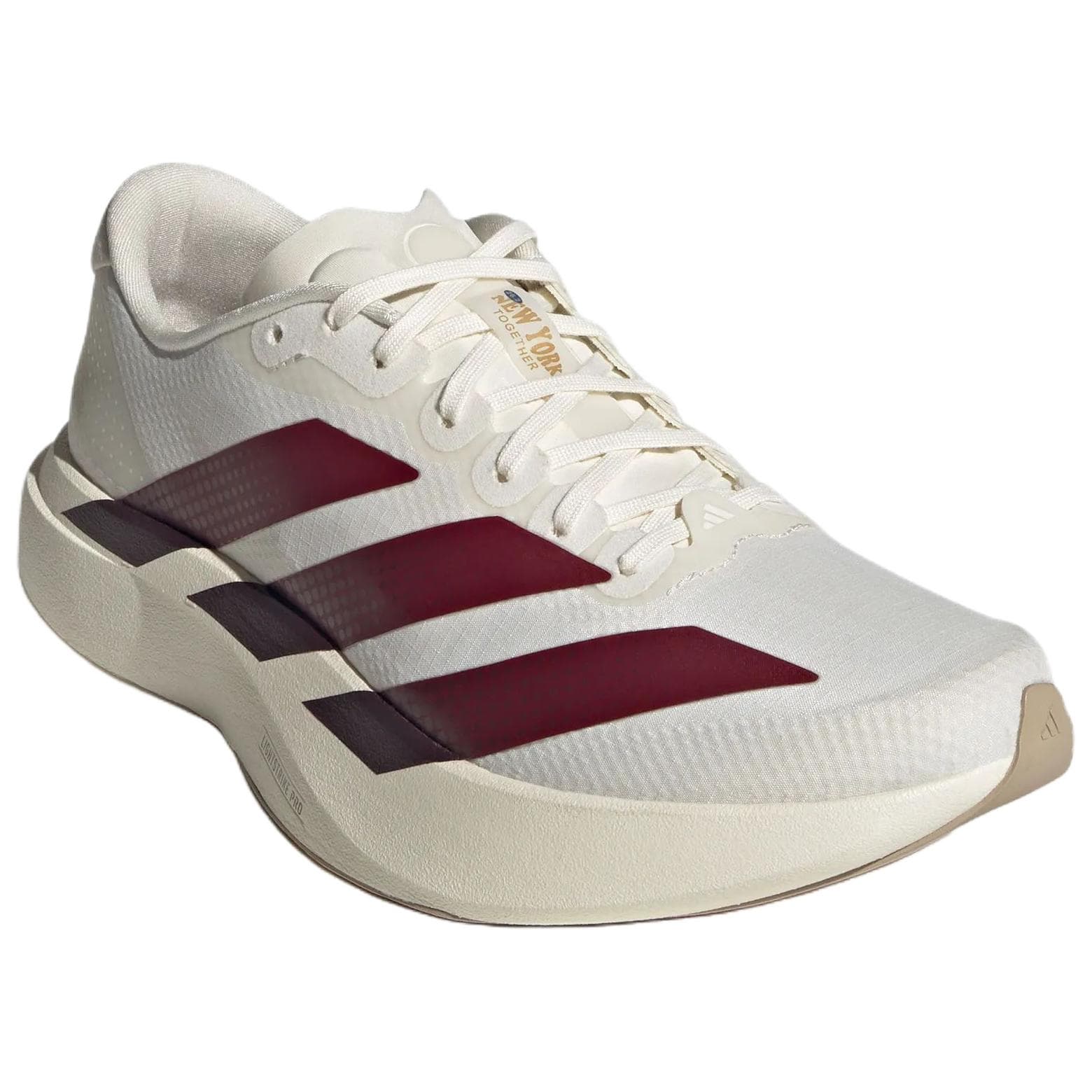 Кроссовки для бега Adidas Adizero Evo SL Беговые кроссовки Низкий Топ Нефритовый Белый Темно-Красный Женские - изображение 3