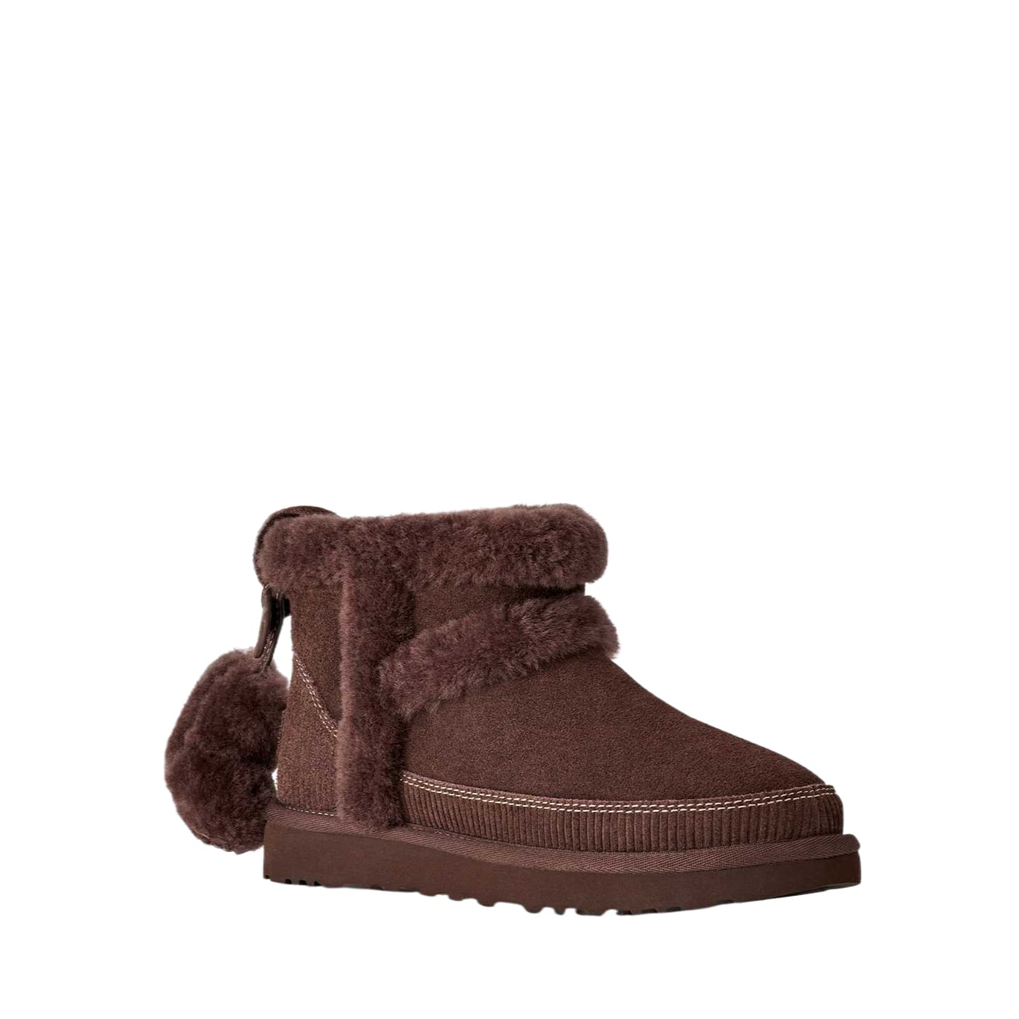 Ботинки зимние UGG Classic Novelty Сноубутсы Burnt Древесный цвет Женские - изображение 3