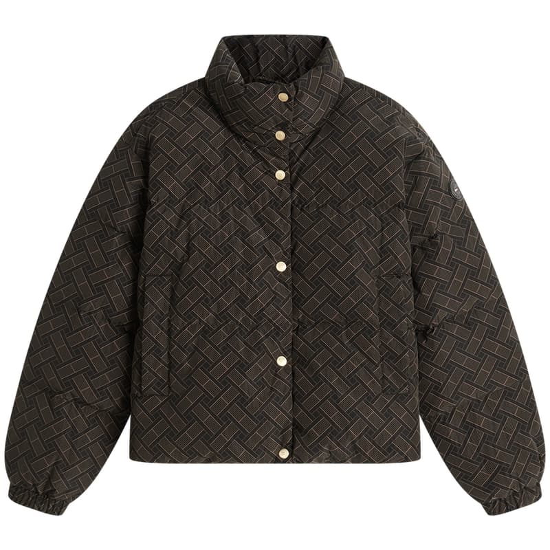 Пуховик Tommy Hilfiger Коричневый Weave Узор 0MF Женские Пуховики - изображение 2