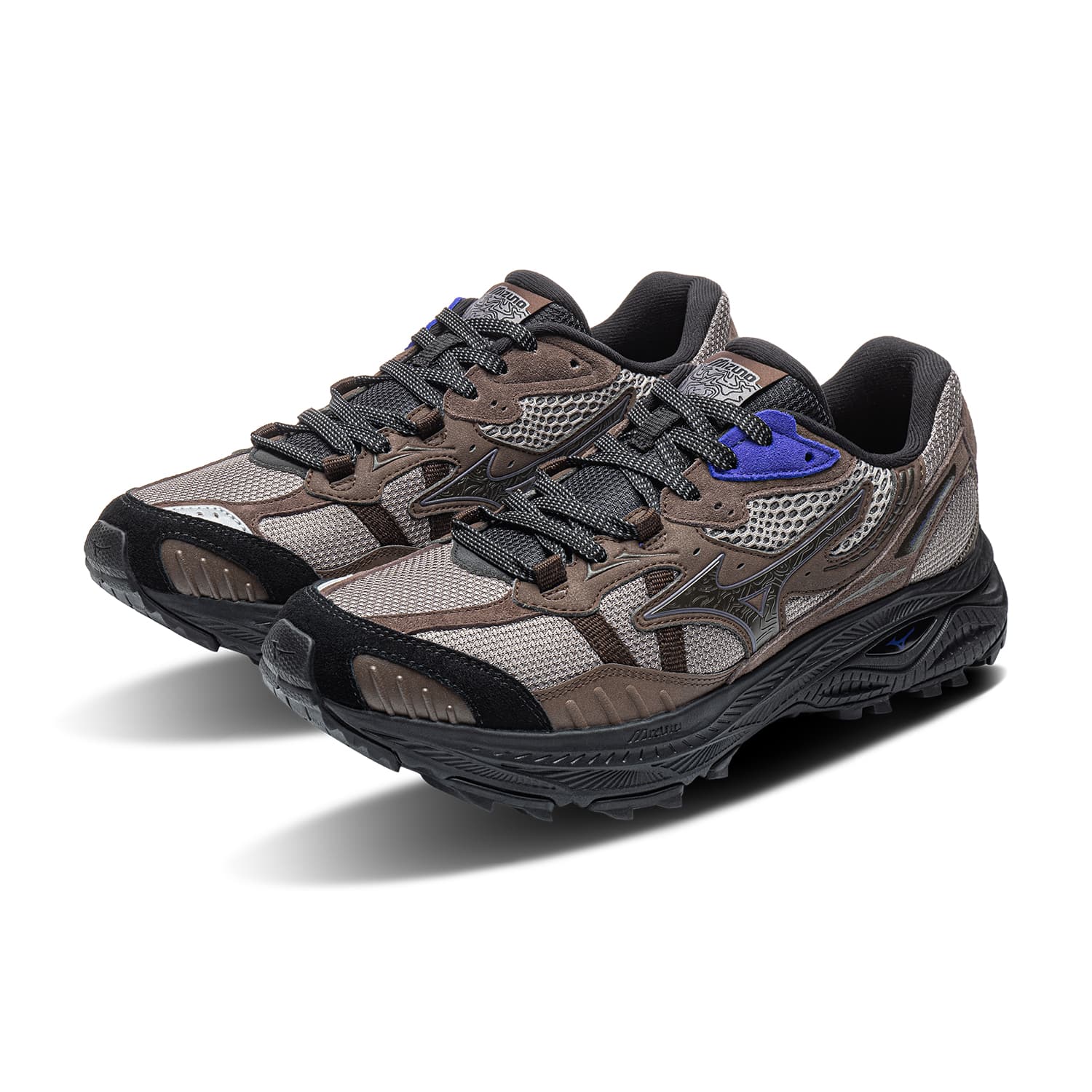 Кроссовки для бега Mizuno Racer ADV Беговые кроссовки Низкий Топ Cliff Серый Темная Умбра Серый Tread Серый Унисекс - изображение 4