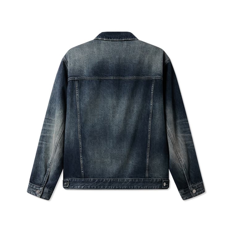 Джинсовая куртка Cabbeen Indigo 77 Мужские Джинсовые Куртки - изображение 2
