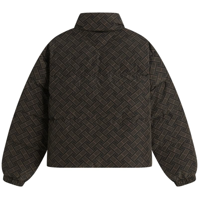 Пуховик Tommy Hilfiger Коричневый Weave Узор 0MF Женские Пуховики - изображение 3