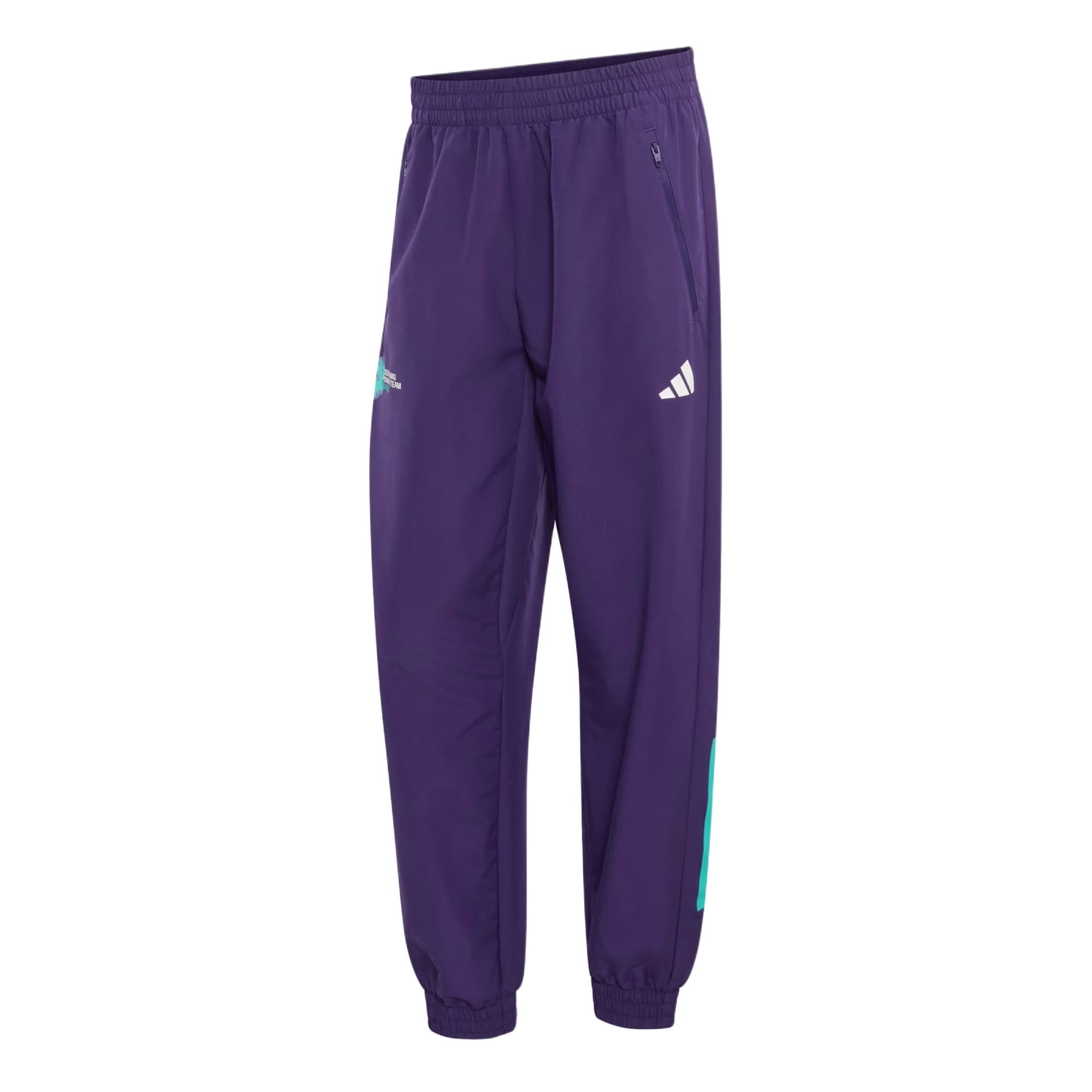 Штаны Adidas Mercedes AMG Темно-фиолетовый Мужской Повседневные брюки - изображение 1