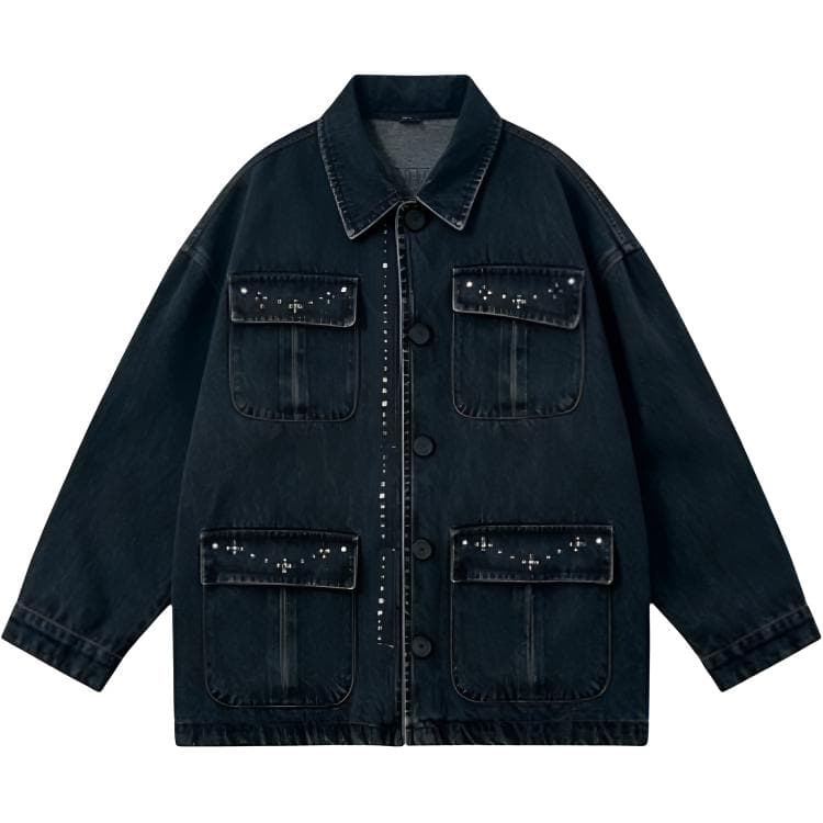 SHIBU 66189 Denim Jacket Kids Tops SHIBU 66189 Деним Куртка Kids Топы - изображение 1