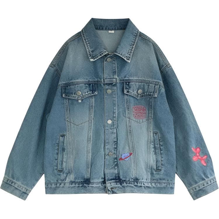 SHIBU 58050 Denim Jacket Blue Kids Tops SHIBU 58050 Деним Куртка Синий Kids Топы - изображение 1