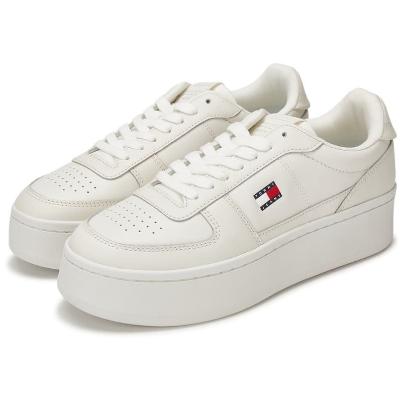 Кроссовки Tommy Hilfiger Повседневная обувь Low Топ Белый YBL Женские - изображение 3