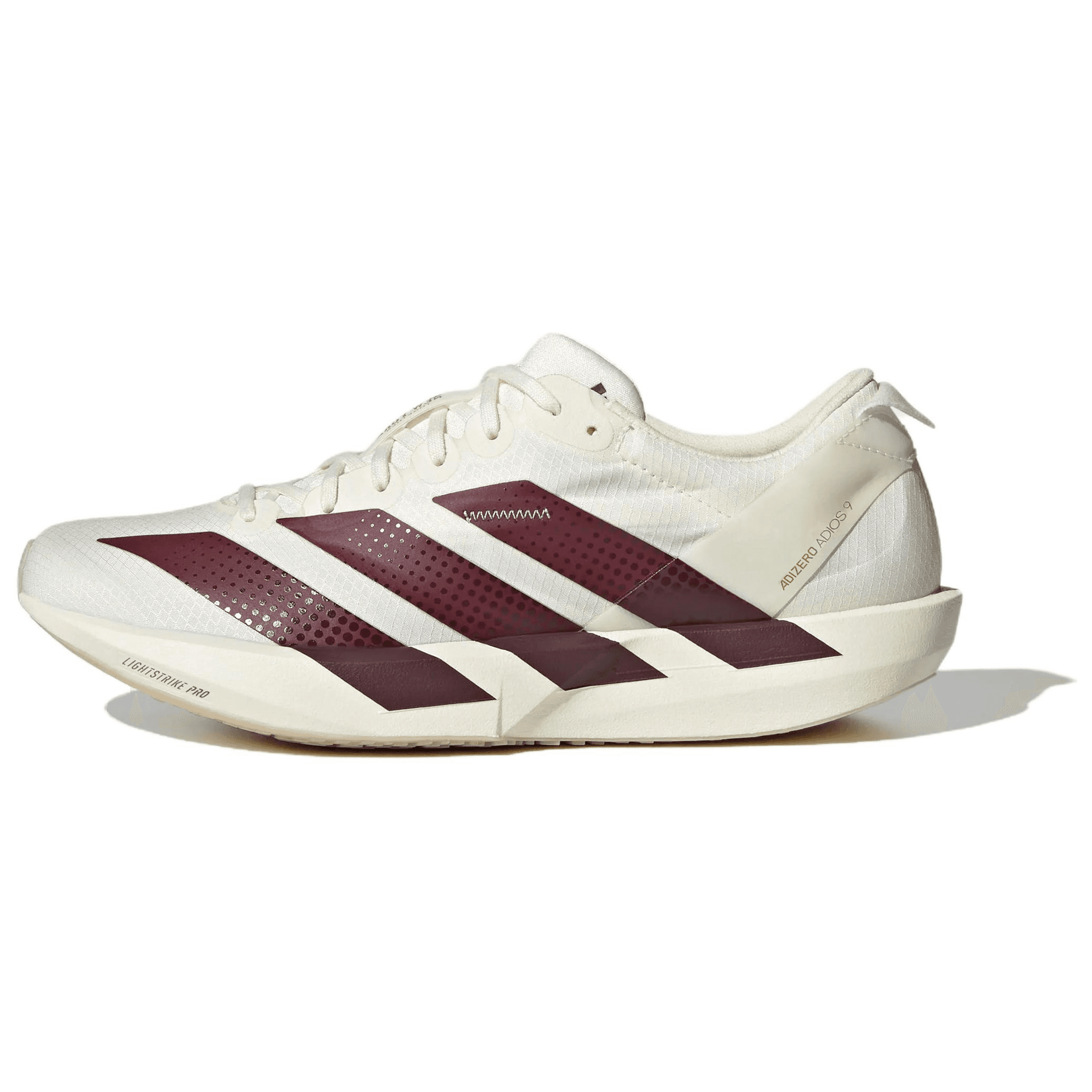 Кроссовки для бега Adidas Adizero Adios 9 Беговые кроссовки Низкий Топ Нефритовый Белый Темно-Красный Женские - изображение 1