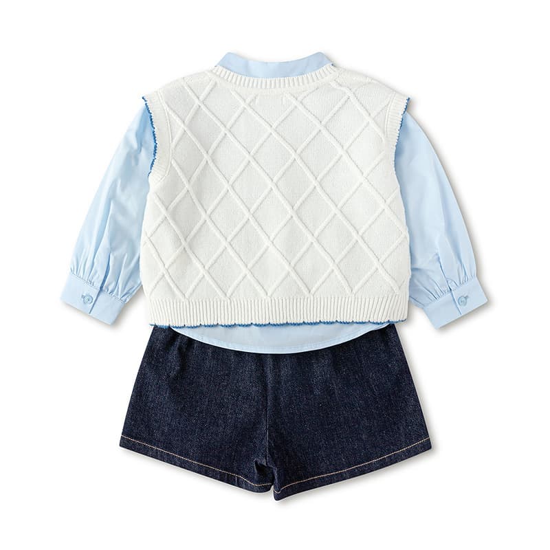 BALABALA Pink Blue 80025 Kids Повседневные Спортивные Костюмы Наборы - изображение 2