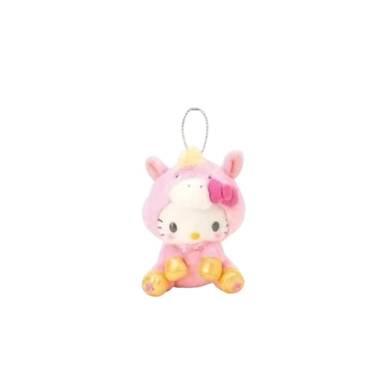 Sanrio Коллекция Год Кобылы Hello Kitty My Melody Мягкие брелоки-игрушки Длина тела 11 см - изображение 1