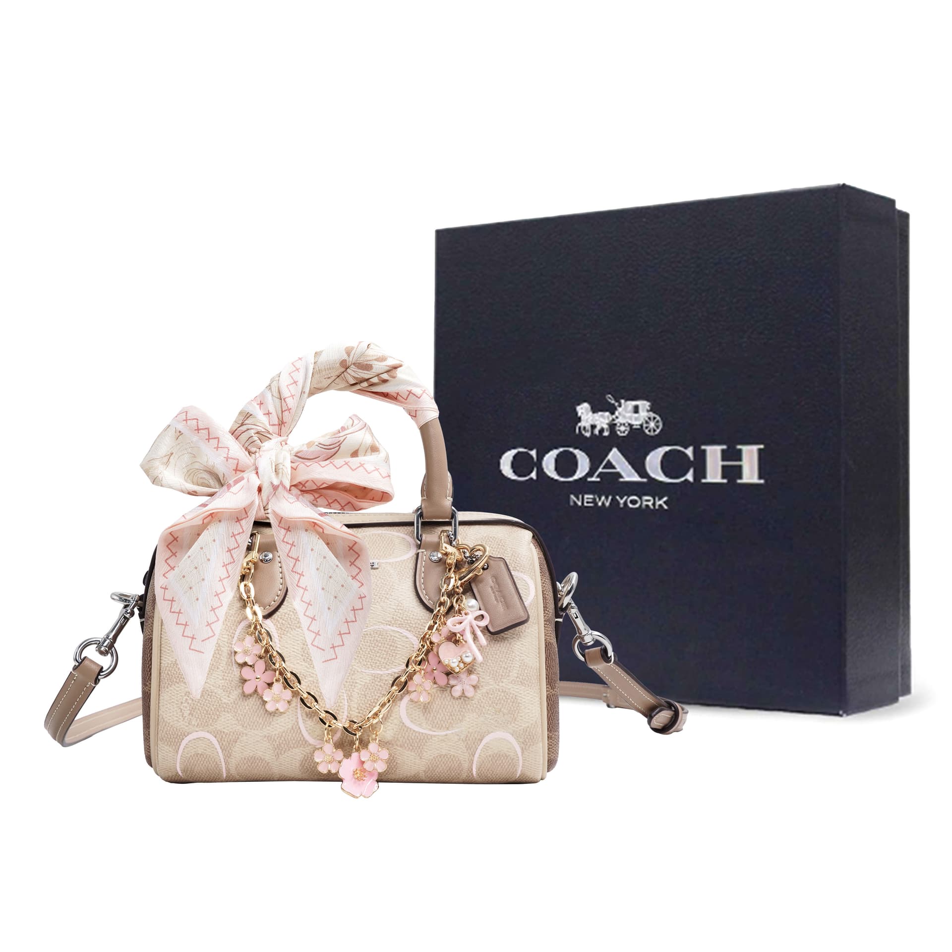 Сумка COACH Rowan 18 PVC - изображение 14