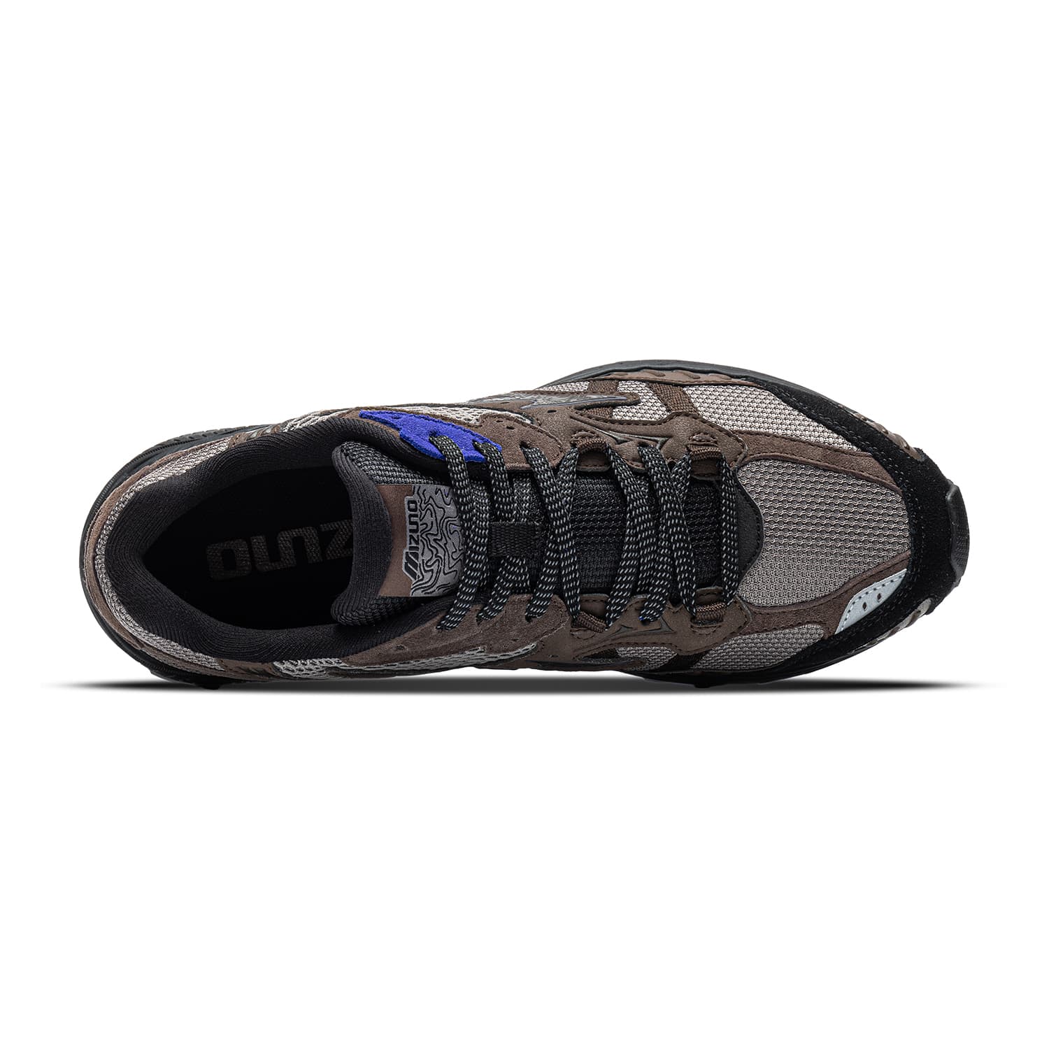 Кроссовки для бега Mizuno Racer ADV Беговые кроссовки Низкий Топ Cliff Серый Темная Умбра Серый Tread Серый Унисекс - изображение 3