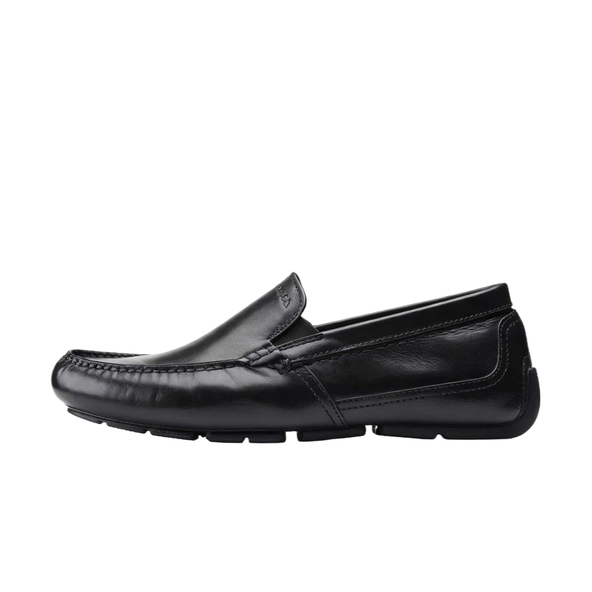 CLARKS Повседневные кожаные туфли Low Топ Черная кожа Мужской - изображение 1
