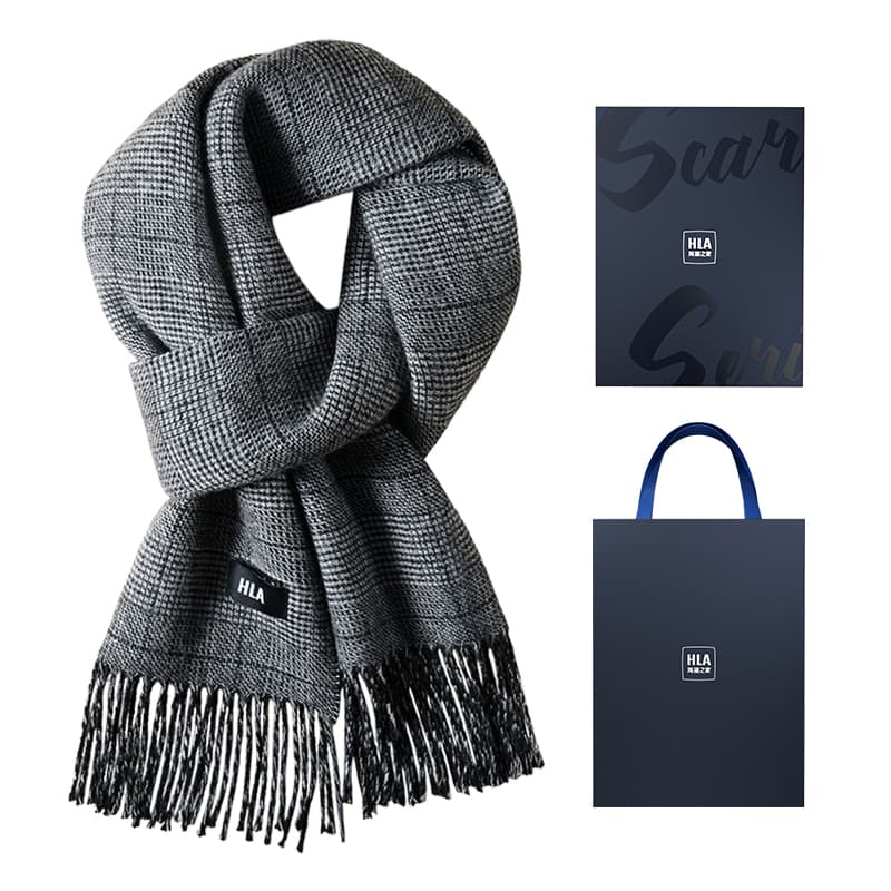 Шарф HLA Овечья шерсть Wool Knit Шарфы Мужской - изображение 1
