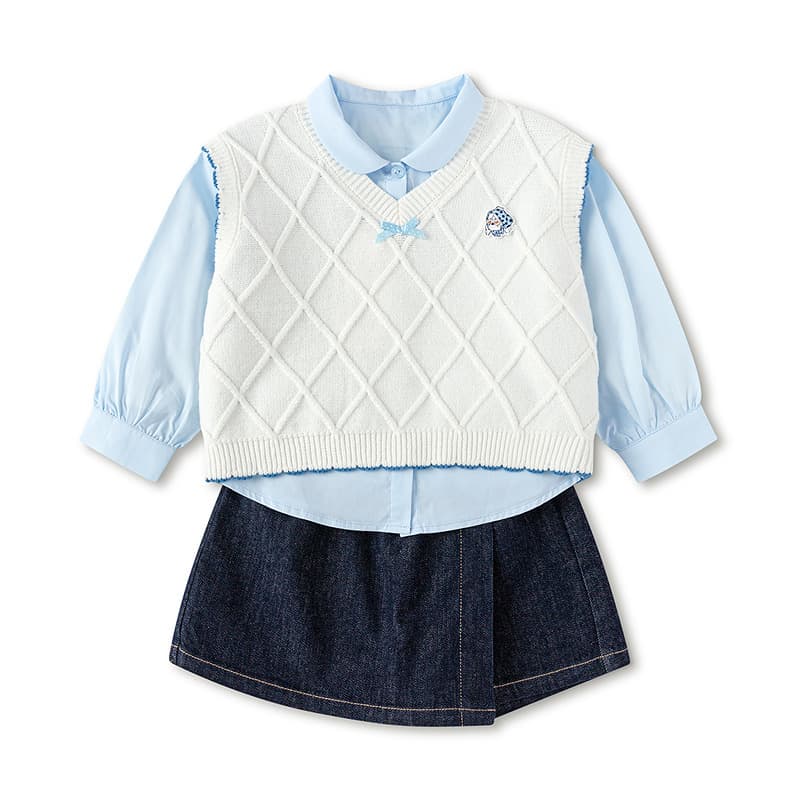 BALABALA Pink Blue 80025 Kids Повседневные Спортивные Костюмы Наборы - изображение 1