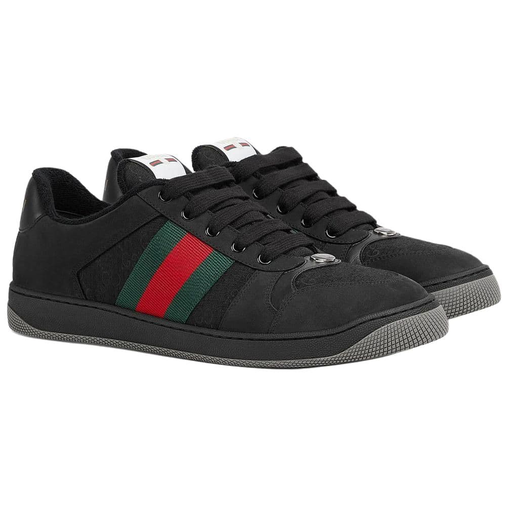 Кроссовки Gucci Screener Low Black - изображение 3