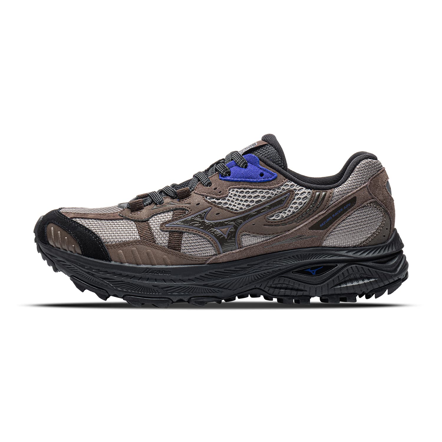 Кроссовки для бега Mizuno Racer ADV Беговые кроссовки Низкий Топ Cliff Серый Темная Умбра Серый Tread Серый Унисекс - изображение 1