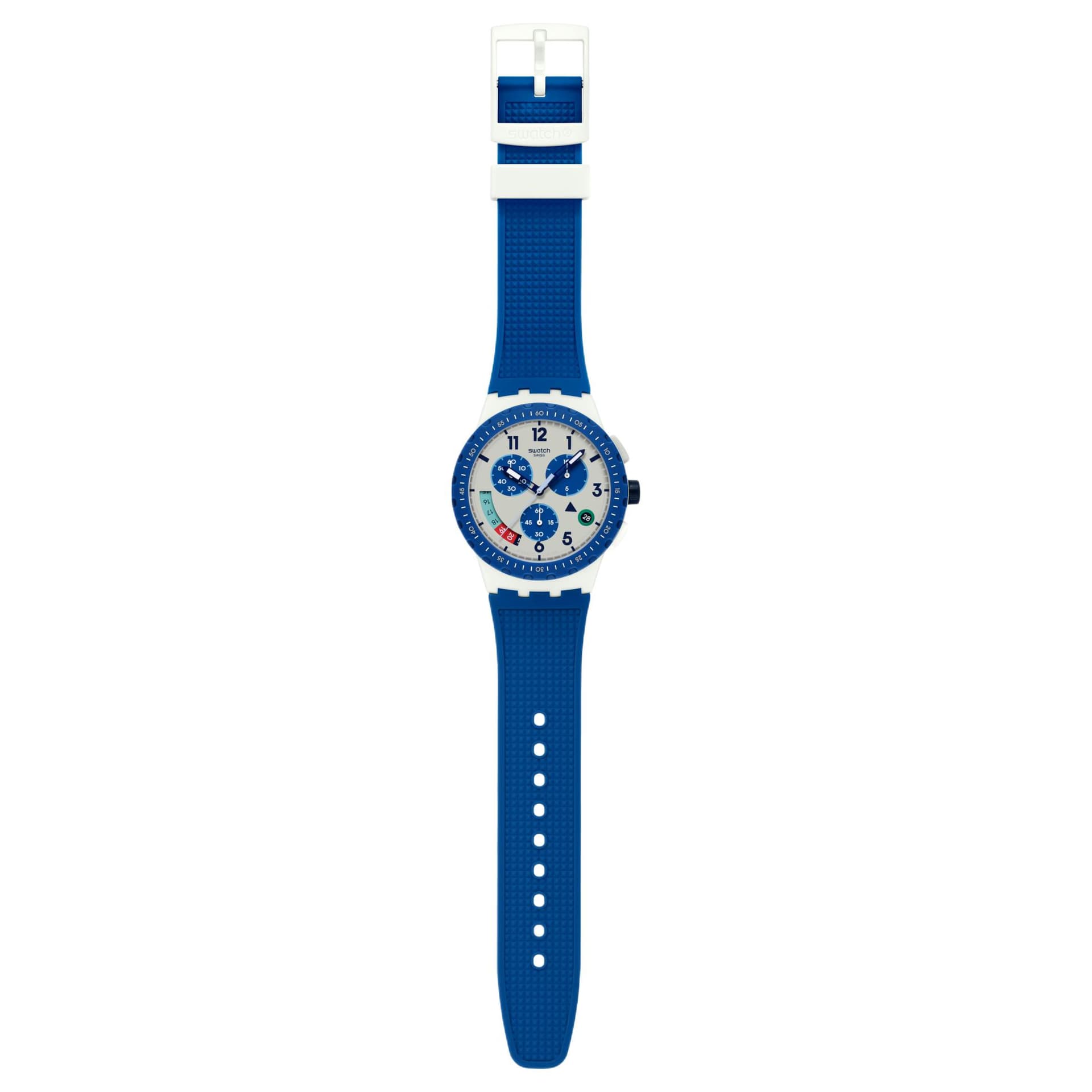 Часы Swatch Quartz Механизм Унисекс Часы 42 мм Серые - изображение 3