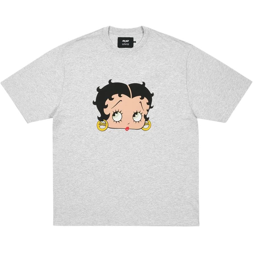 Футболка PALACE BETTY BOOP Серый Унисекс T-рубашка - изображение 1