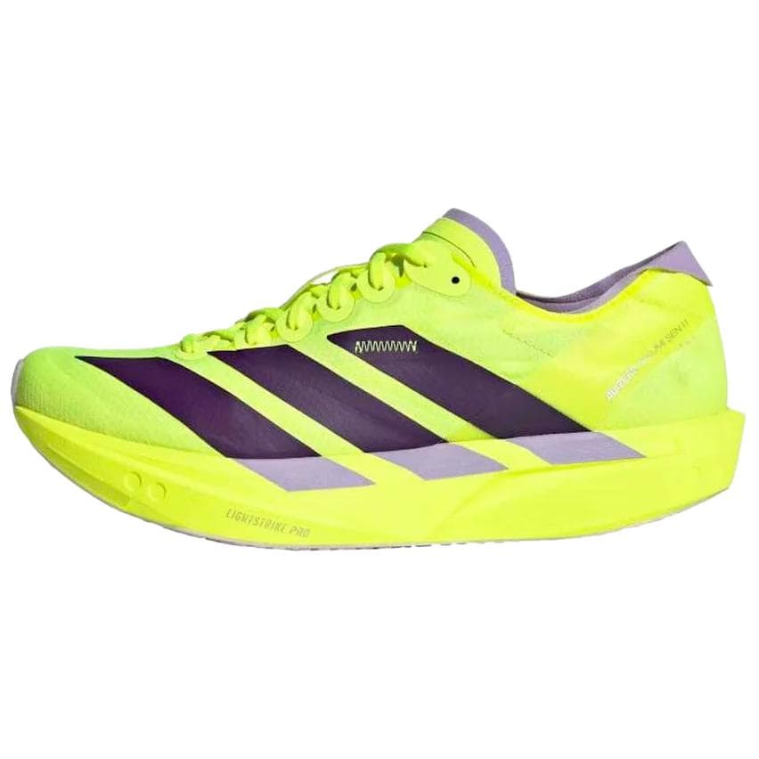 Кроссовки для бега Adidas Adizero Takumi Sen 11 Беговые кроссовки Низкий Топ Желтый X Черный Женские - изображение 1