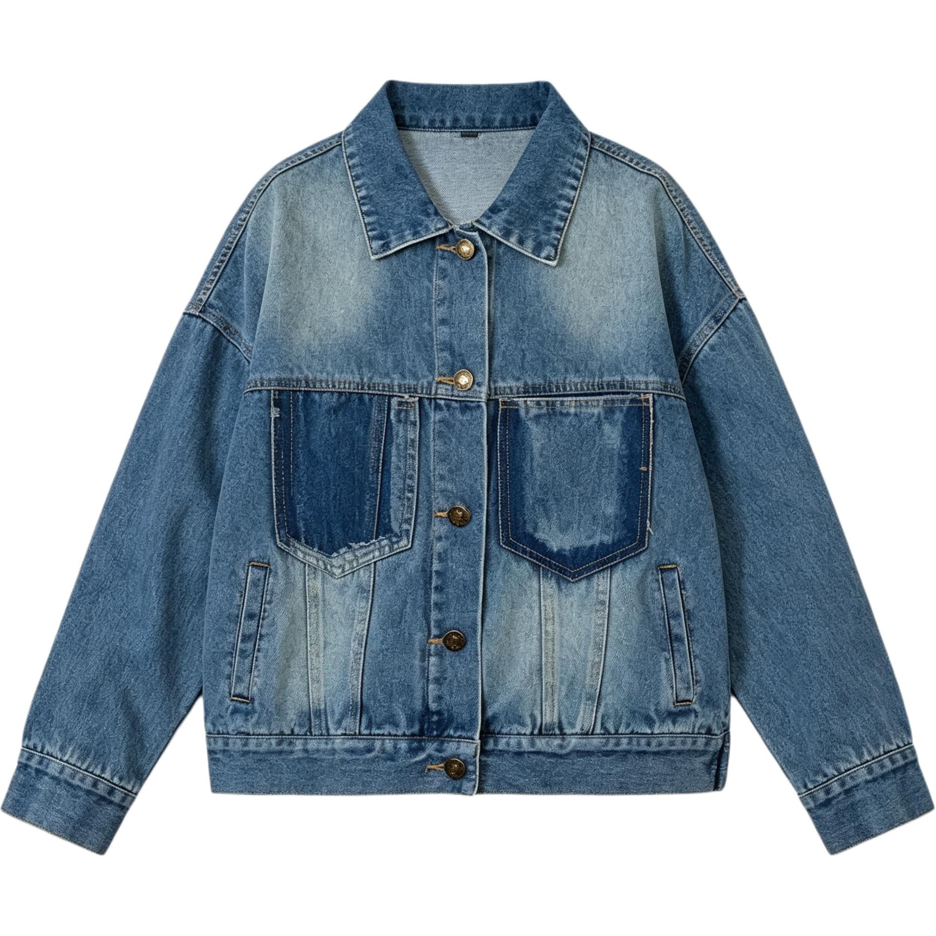 BOBBY ABLEY Джинсовый синий Kids Куртки - изображение 1