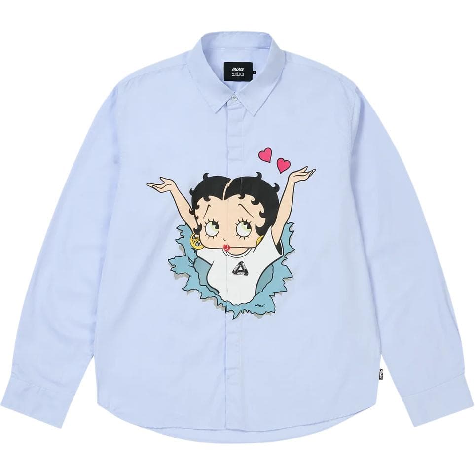 Рубашка Дворцовый Betty Boop Светло-синий Унисекс Рубашки - изображение 1