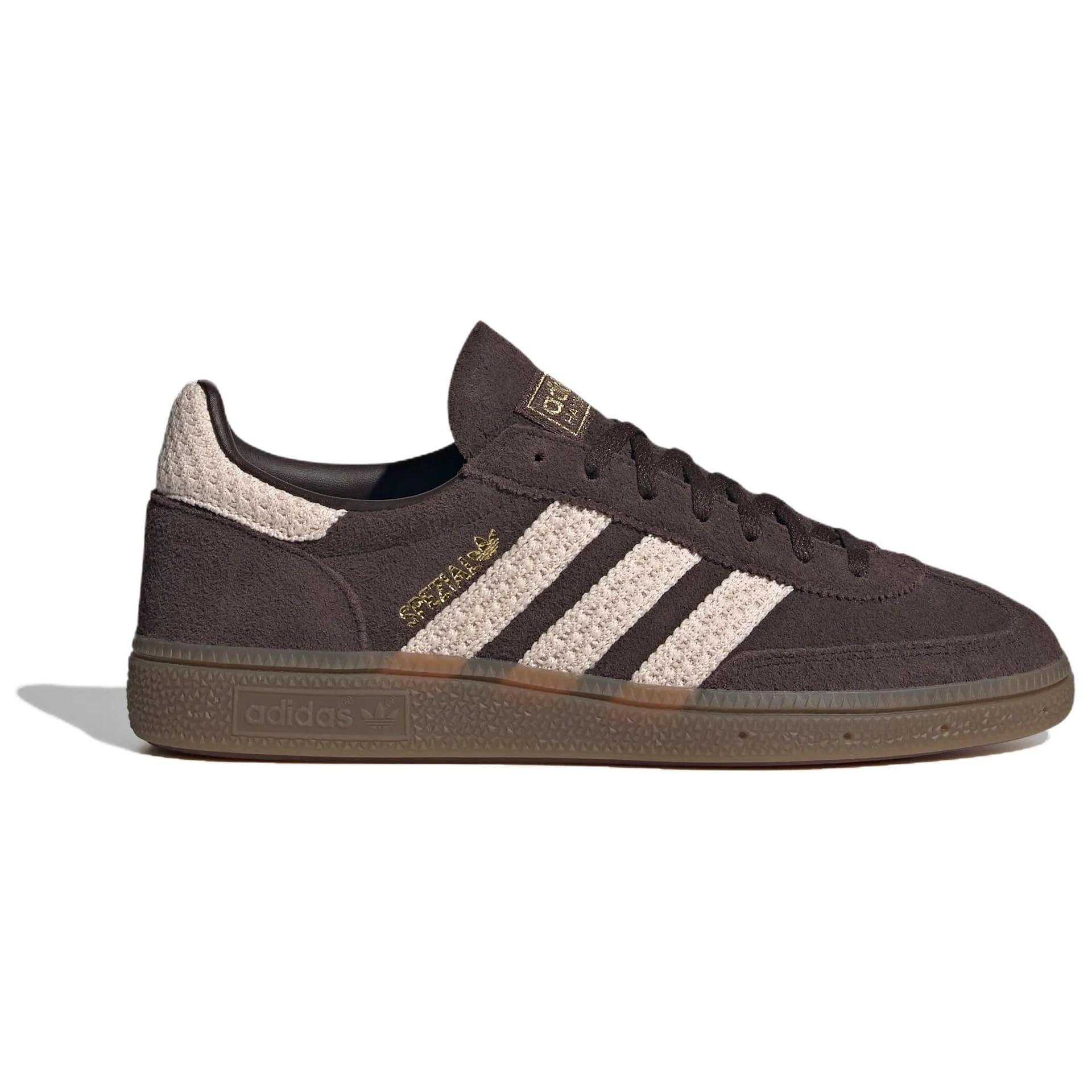 Кроссовки Adidas Originals HANDBALL SPEZIAL Кеды немецкой армии (GAT) Низкий Топ Темный кофейный Кварц Золото Унисекс - изображение 2