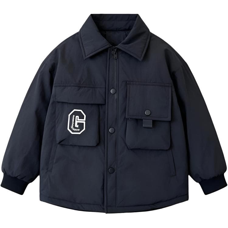 SHIBU 8069G Стиль Padded Coat 52 Черный Kids Утеплённые куртки - изображение 1