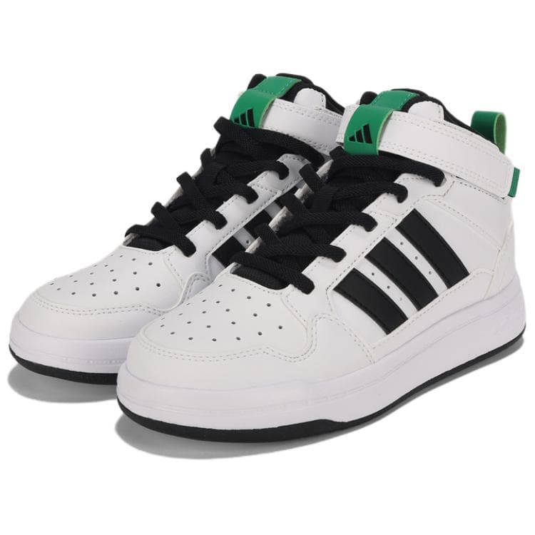 Кроссовки Adidas COMFICOURT Кеды для скейтбординга MID Топ Черный белый зеленый Мужской - изображение 3