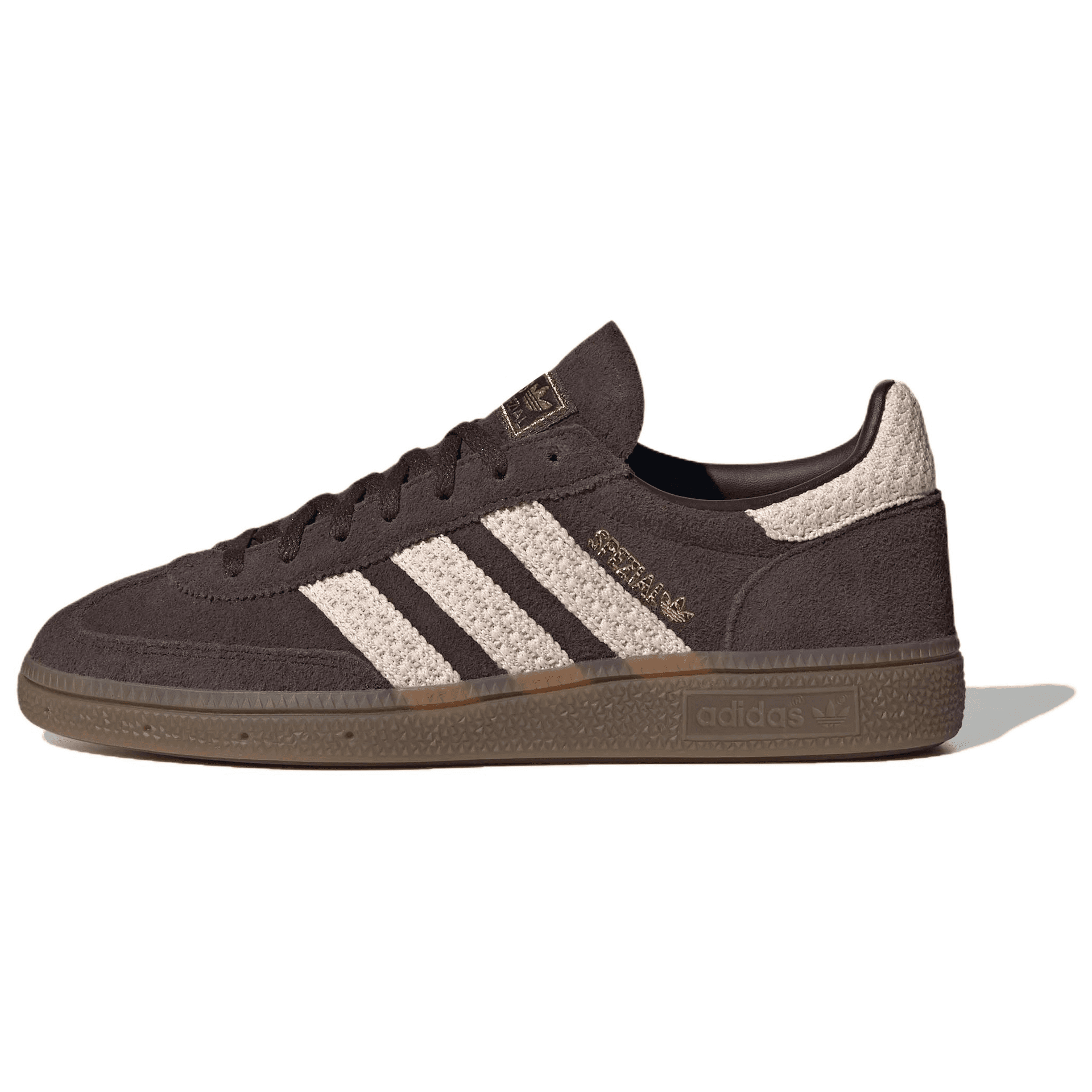 Кроссовки Adidas Originals HANDBALL SPEZIAL Кеды немецкой армии (GAT) Низкий Топ Темный кофейный Кварц Золото Унисекс - изображение 1