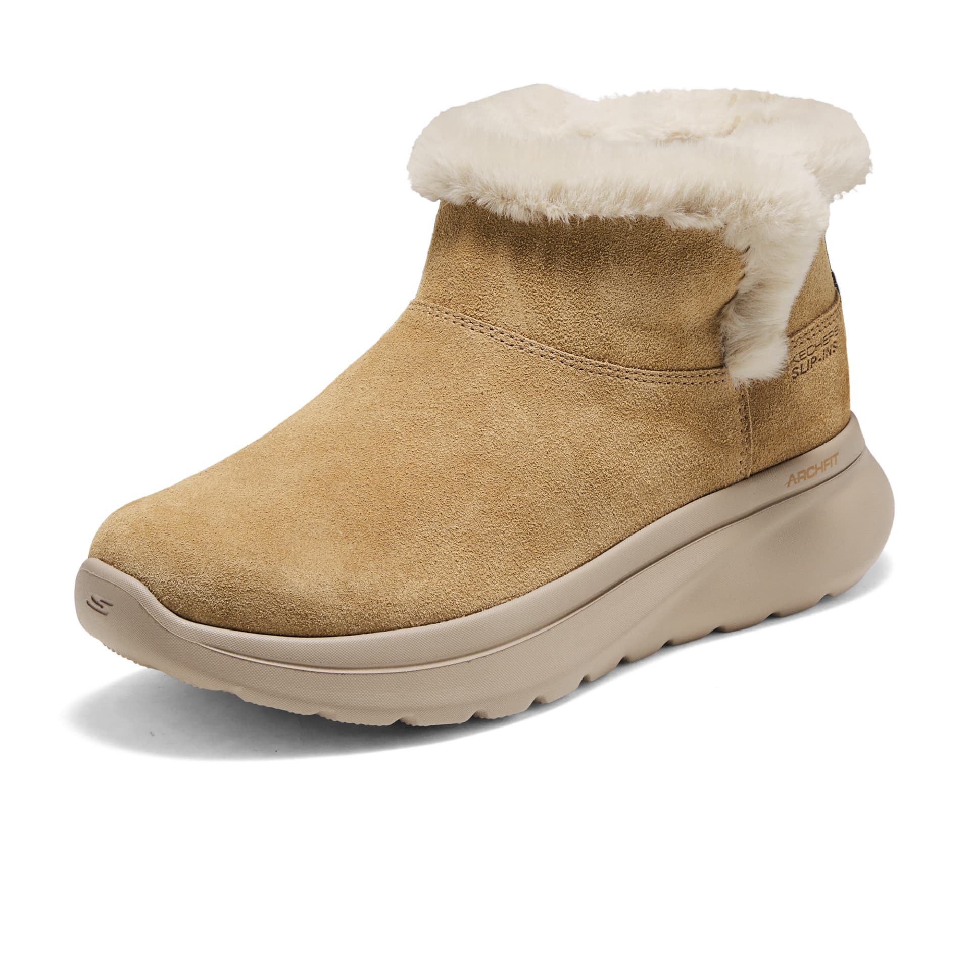 Ботинки зимние Skechers Go Walk Arch Fit Сноубутсы Каштановый CSNT Женские - изображение 3