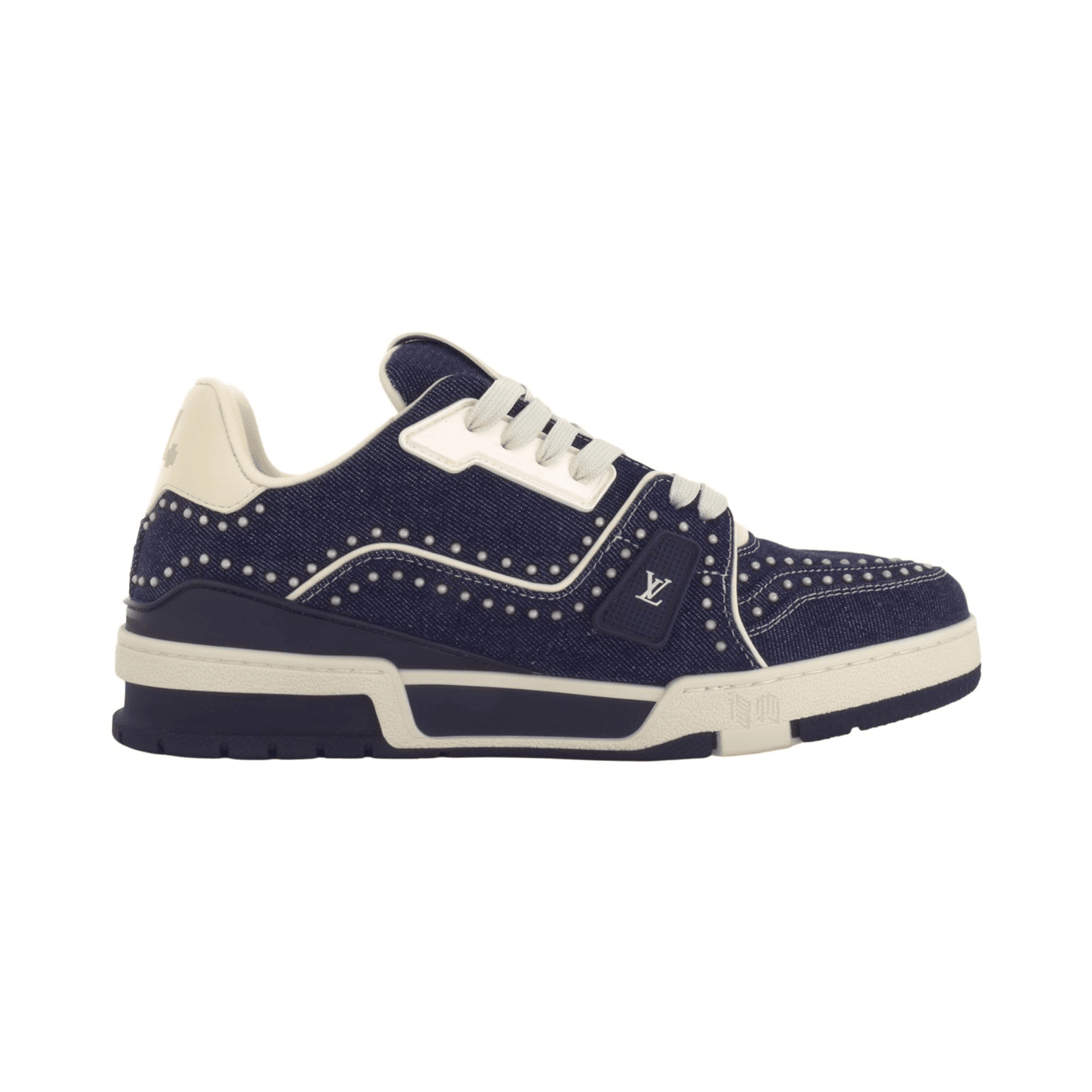 Кроссовки Louis Vuitton Trainer Denim Blue - изображение 2