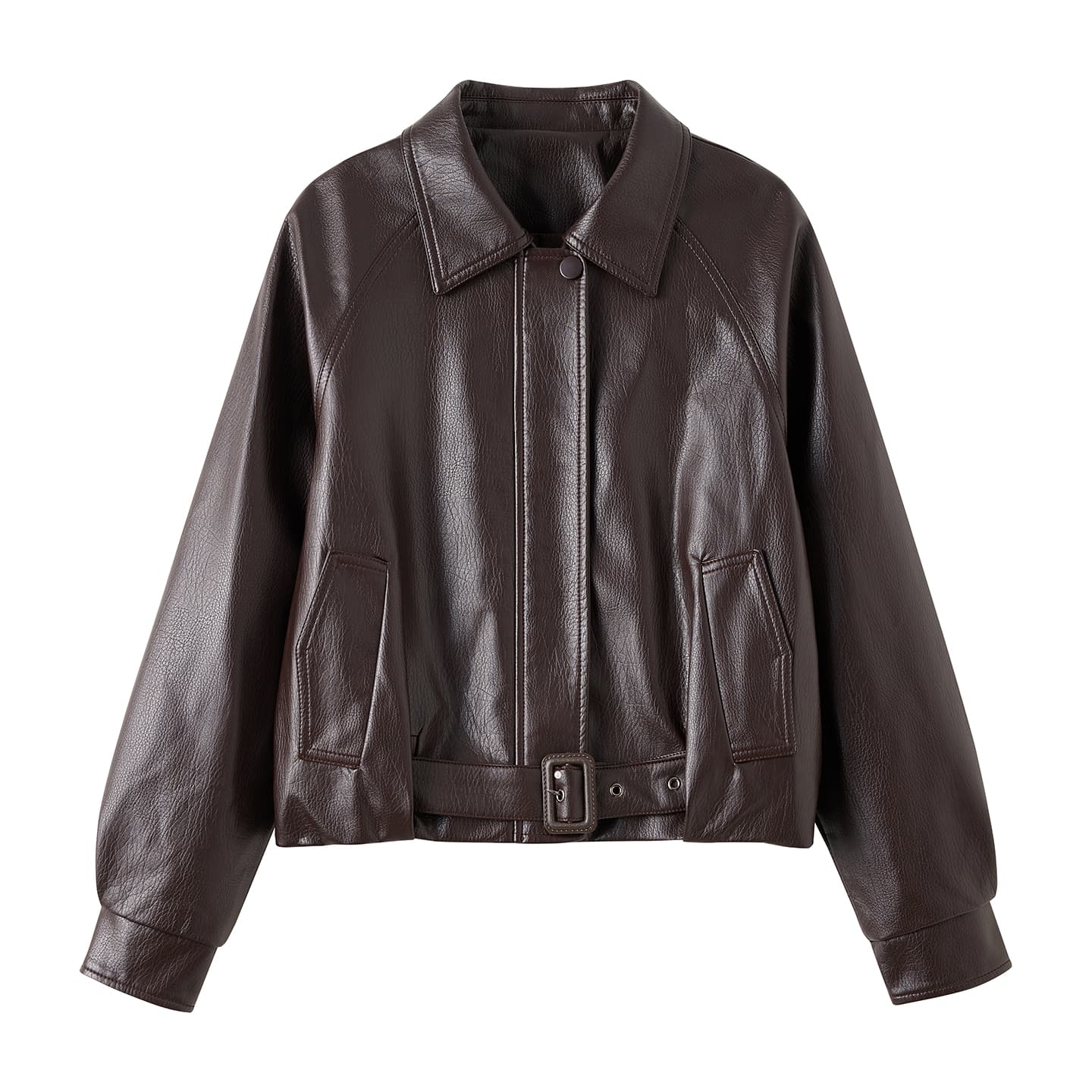 PIERRE CARDIN Кофе Женские Кожаные куртки - изображение 1