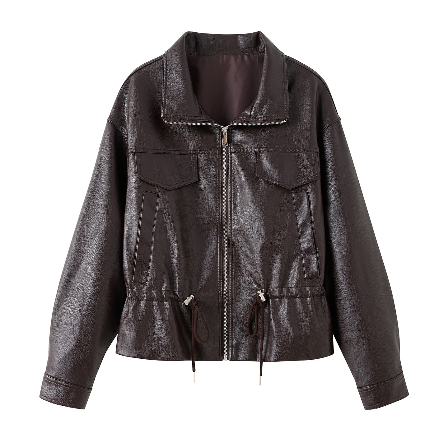 PIERRE CARDIN Кофе Женские Кожаные куртки - изображение 1