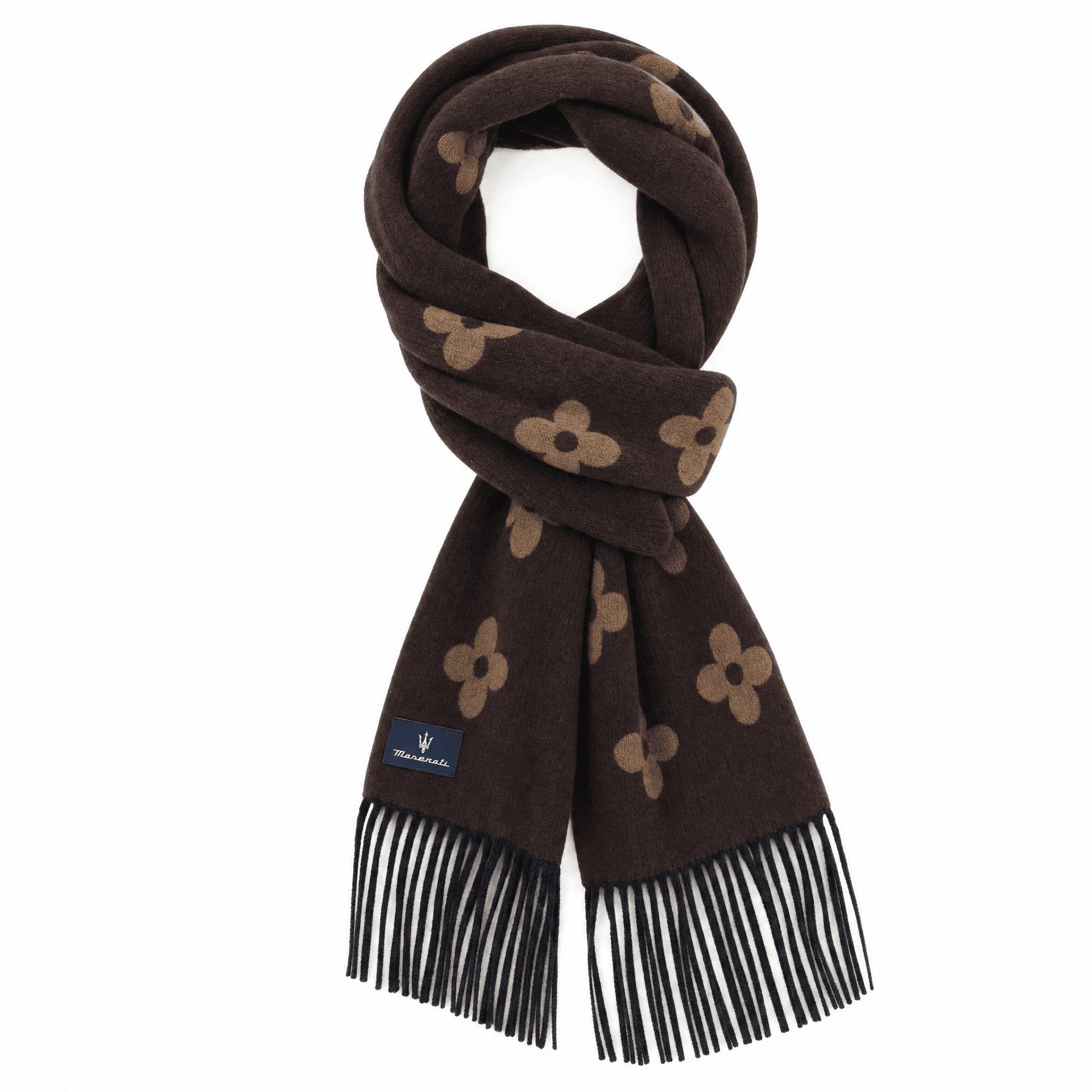Шарф Мазерати Искусственный кашемир Knit Scarves Unisex - изображение 1