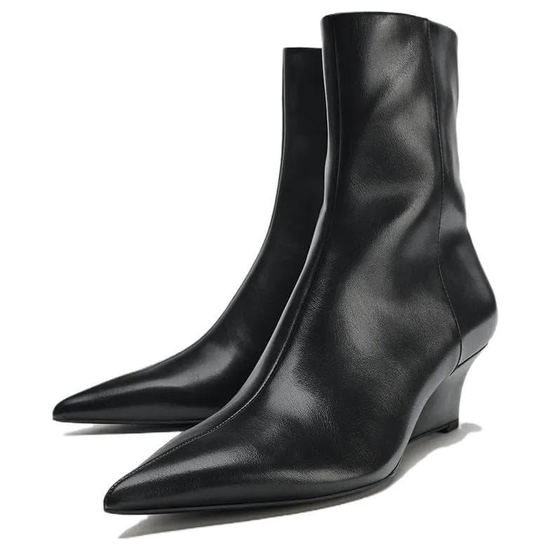 Сапоги zara Ботильоны Черный Женские - изображение 2