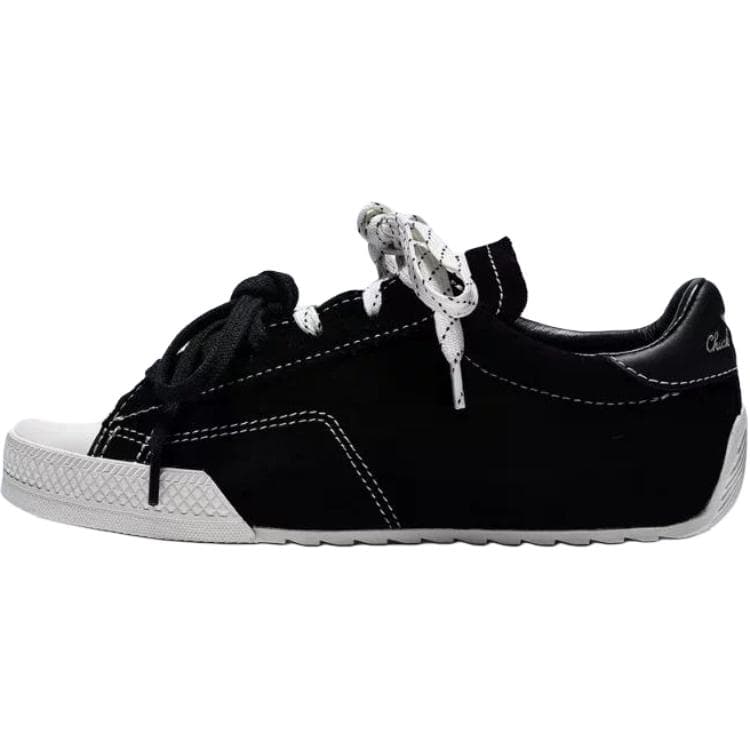 Кроссовки Converse Chuck TAYLOR Seasonal Кеды для скейтбординга Low Топ Черный Белый Унисекс - изображение 2
