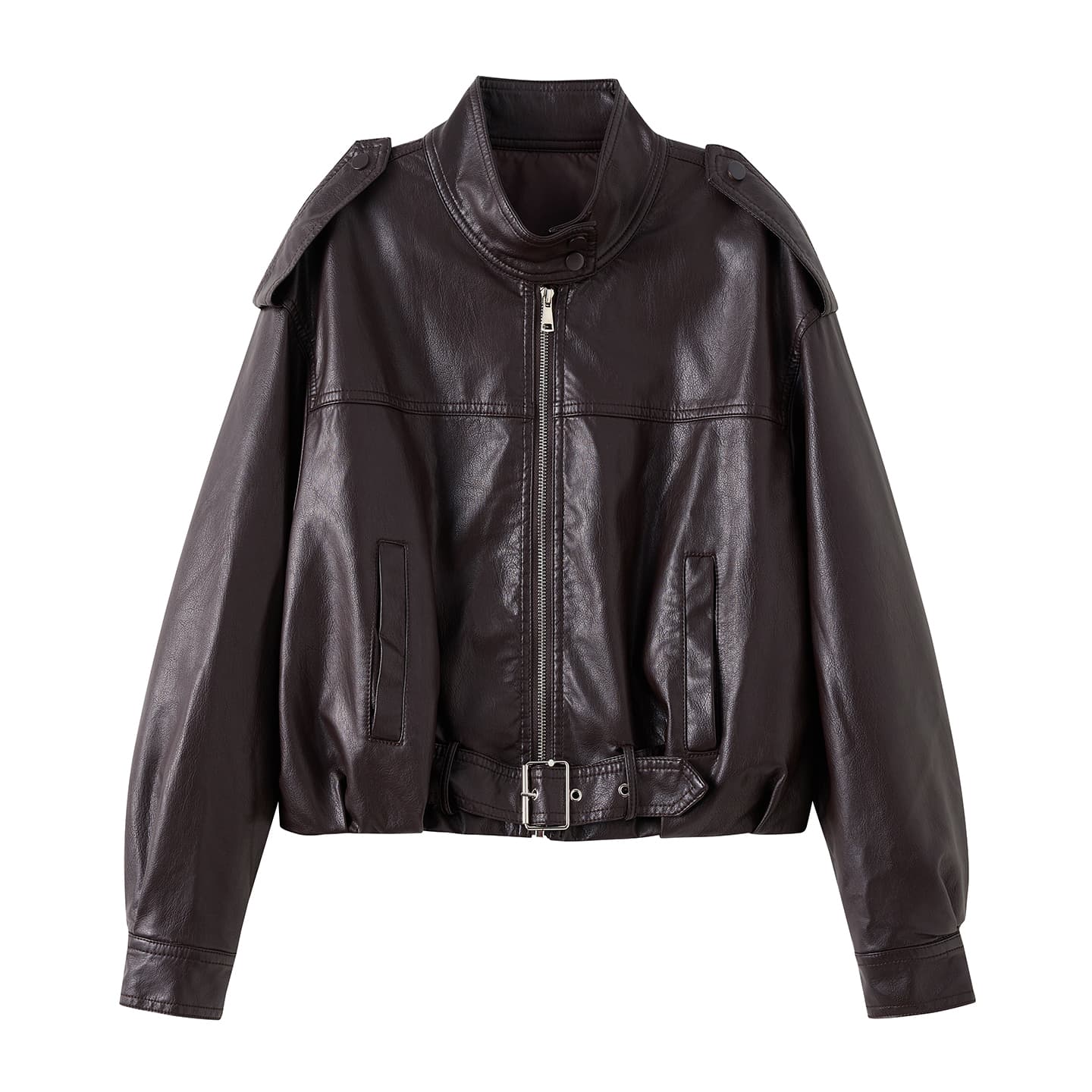 PIERRE CARDIN Кофе Женские Кожаные куртки - изображение 1