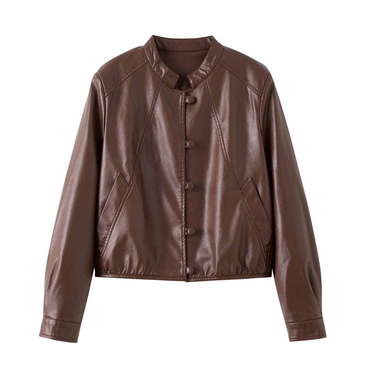 PIERRE CARDIN Кофе Женские Кожаные куртки - изображение 1