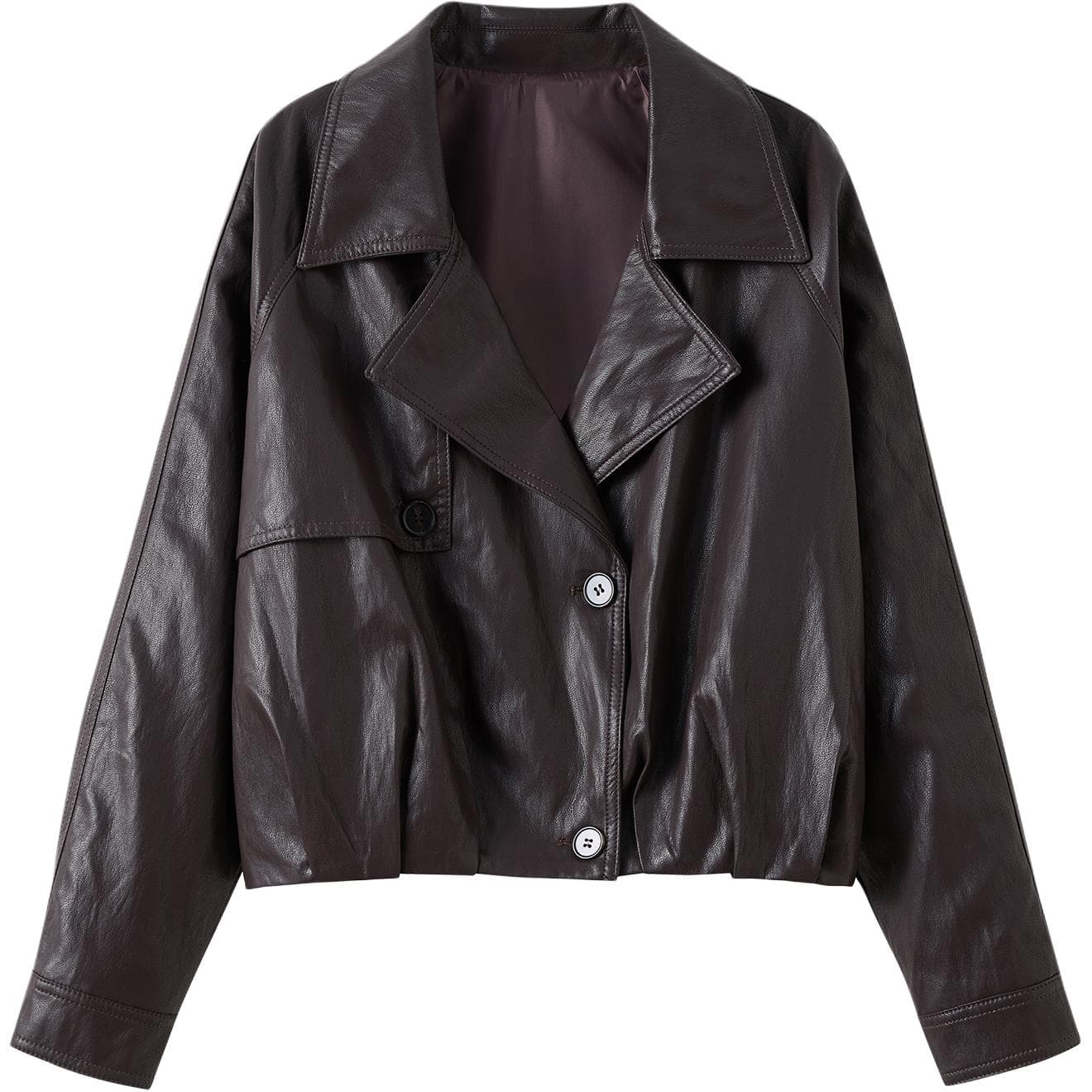 PIERRE CARDIN Кофе Женские Кожаные куртки - изображение 1
