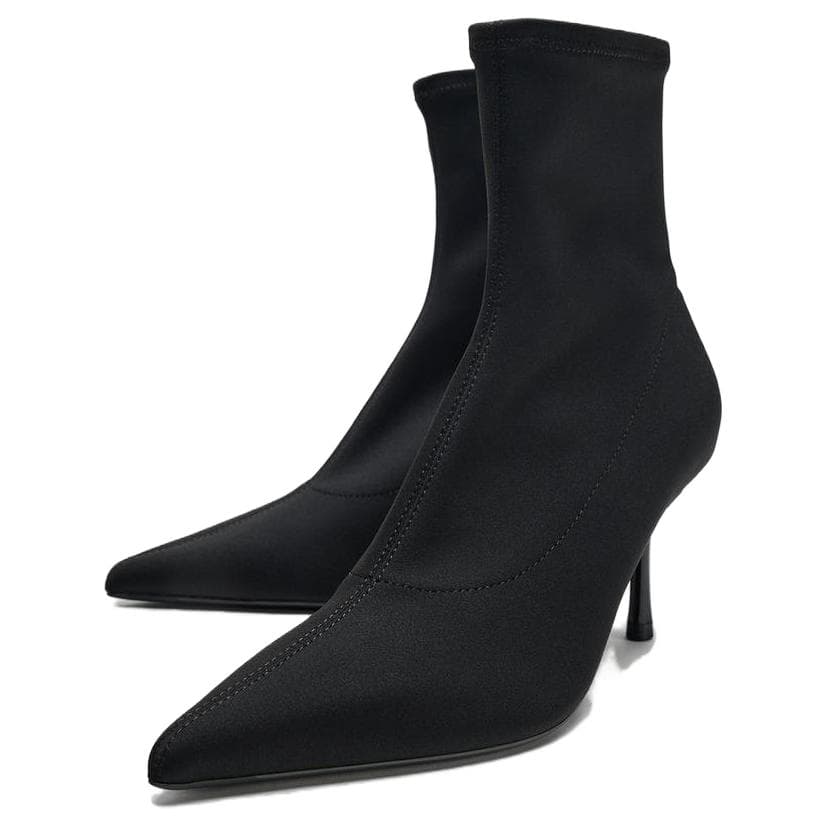 Сапоги zara Ботильоны Черный Женские - изображение 2